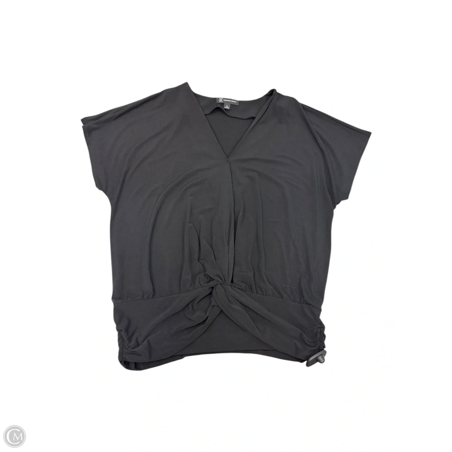 Top Short Sleeve By Inc In Black, Size: Xl