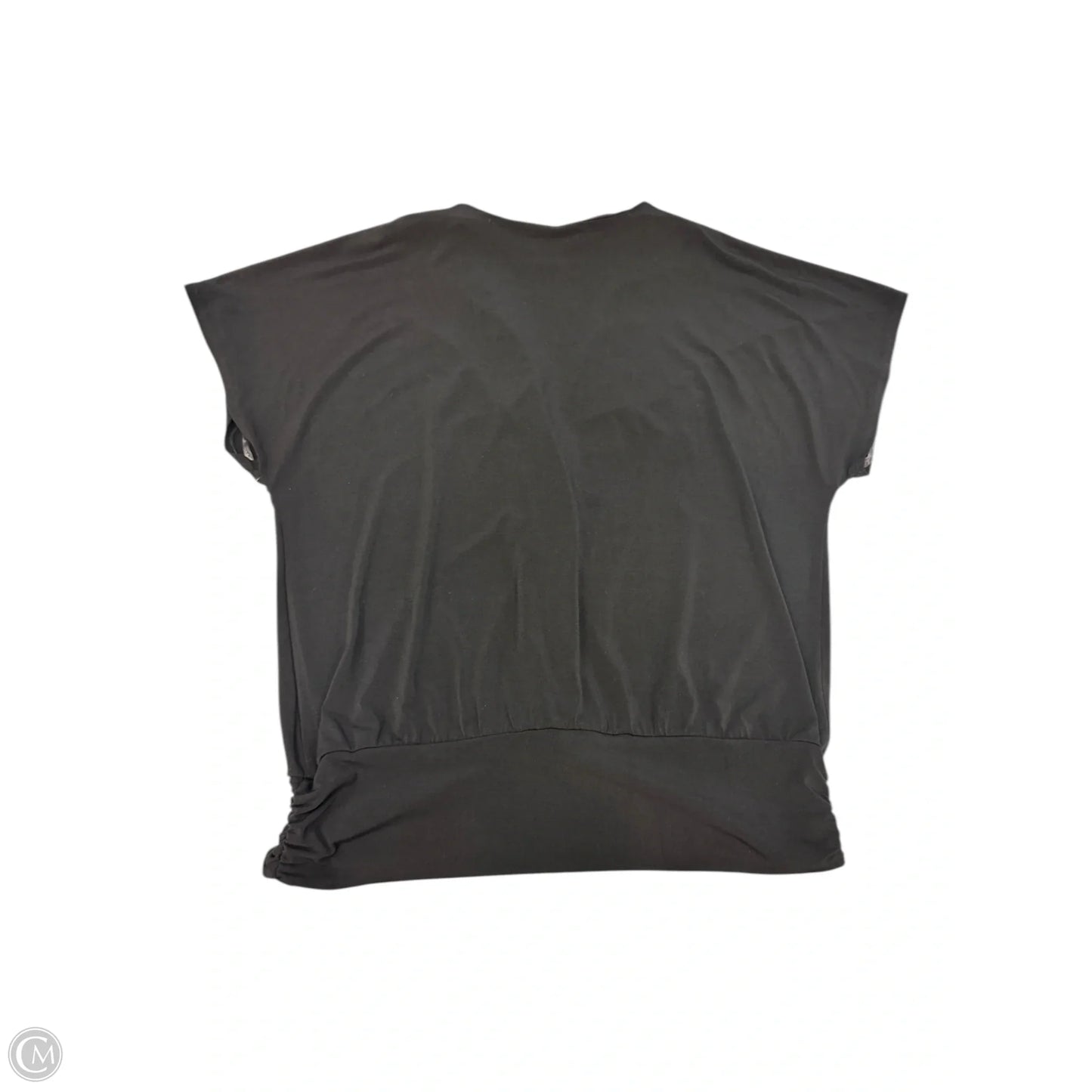 Top Short Sleeve By Inc In Black, Size: Xl