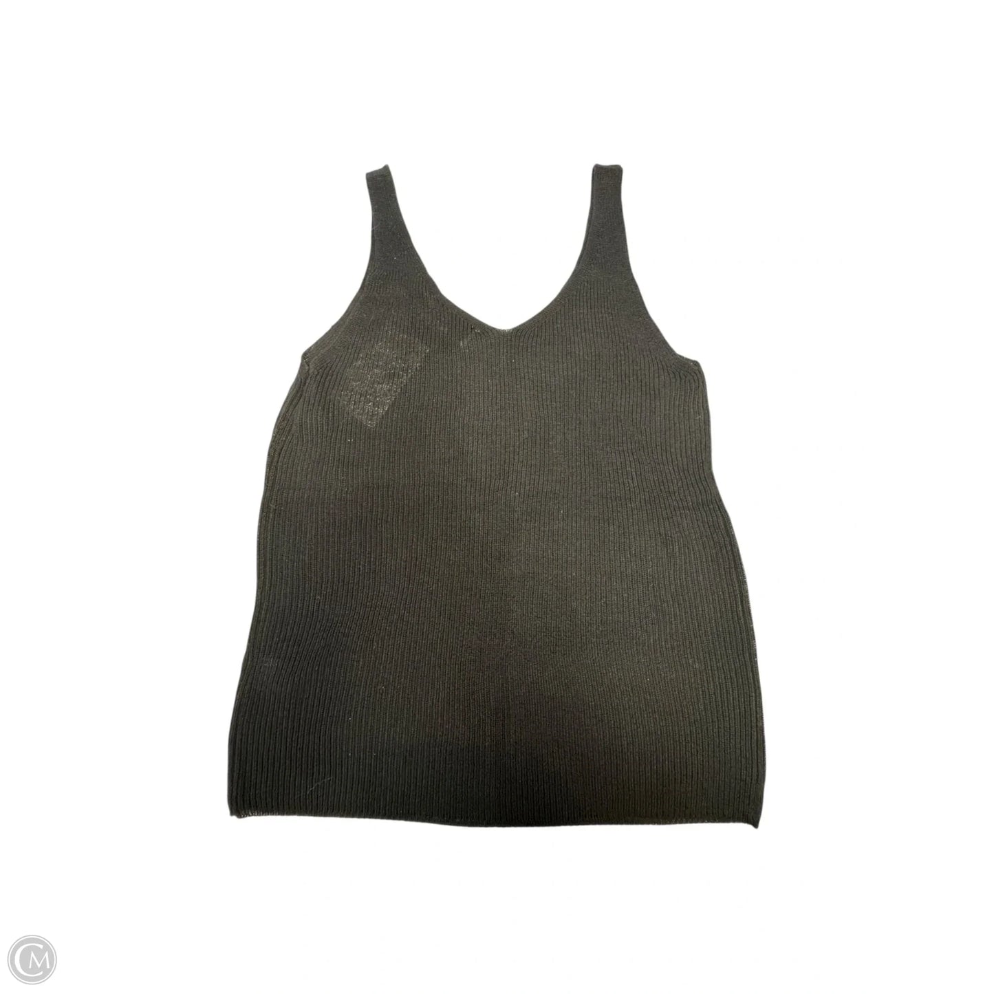 Tank Top By Double Zero In Black, Size: L