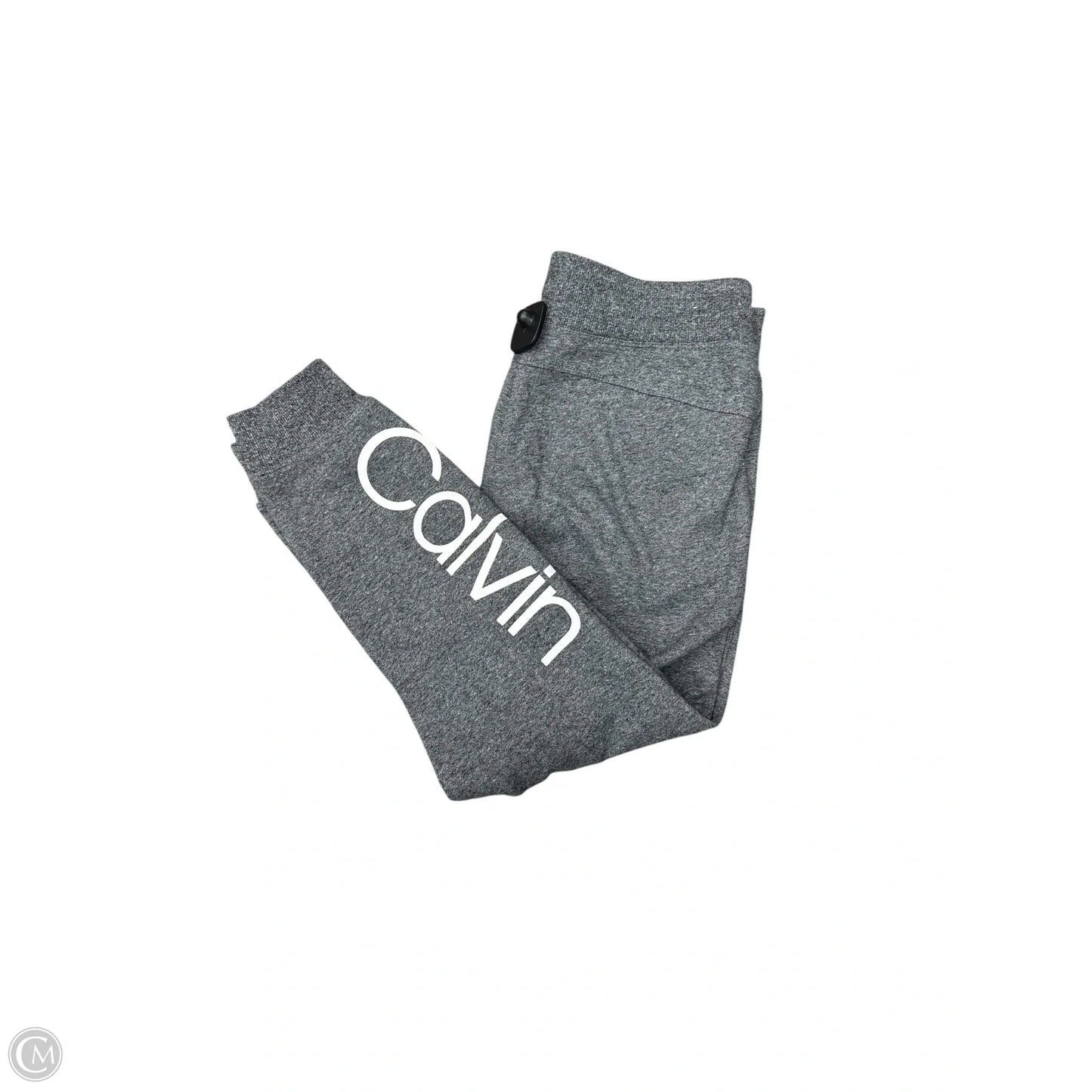 Athletic Pants By Calvin Klein In Grey, Size: M
