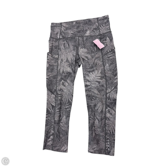Athletic Capris By Lululemon In Grey, Size: 6