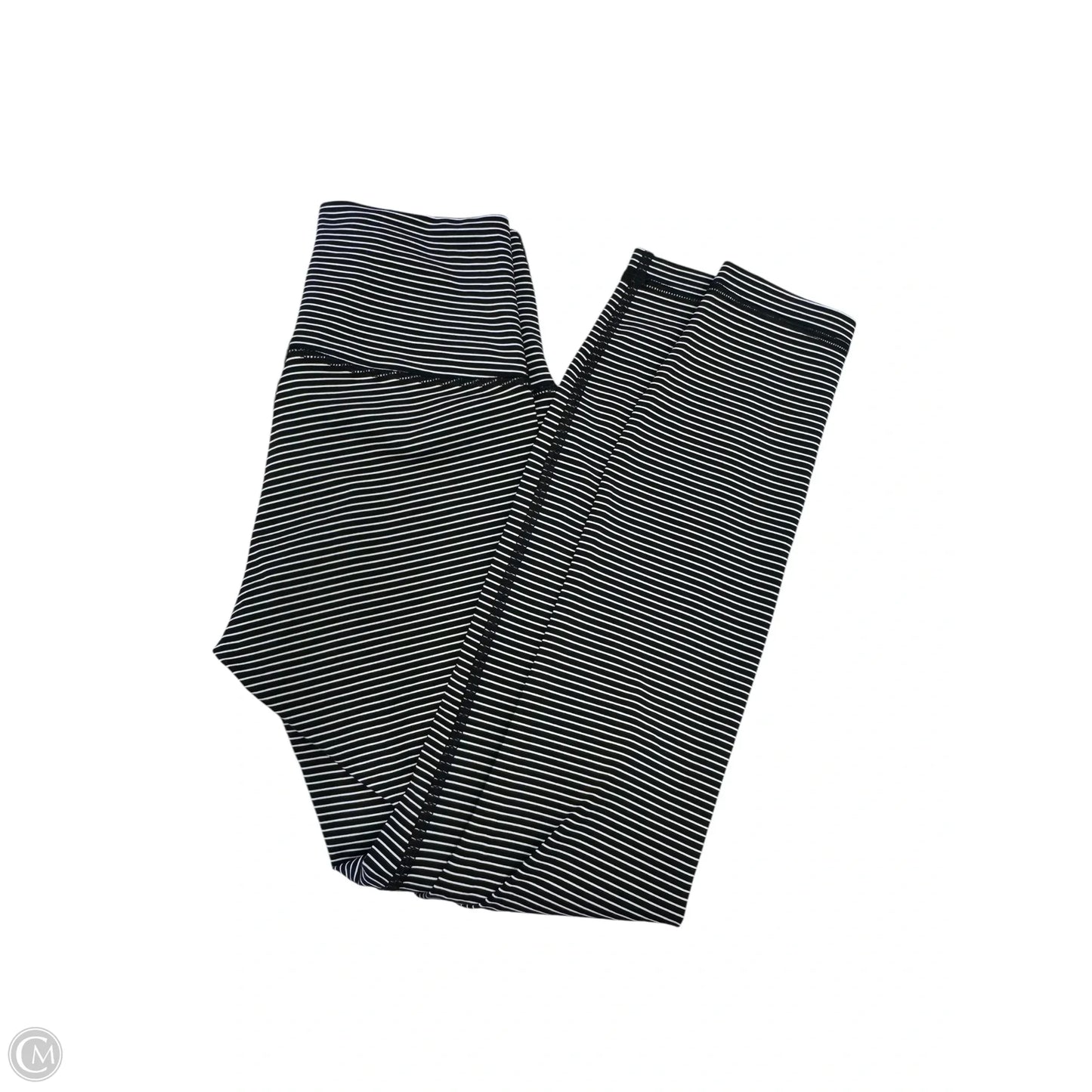 Athletic Pants By Lululemon In Black & White, Size: 4