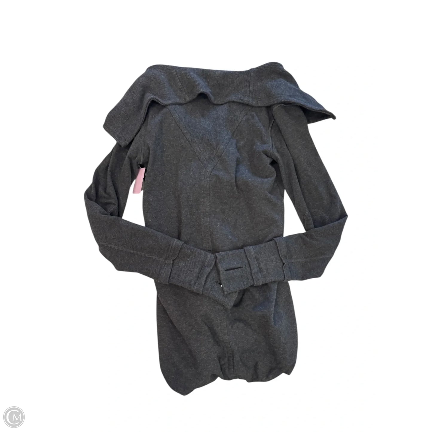 Athletic Jacket By Lululemon In Grey, Size: 4