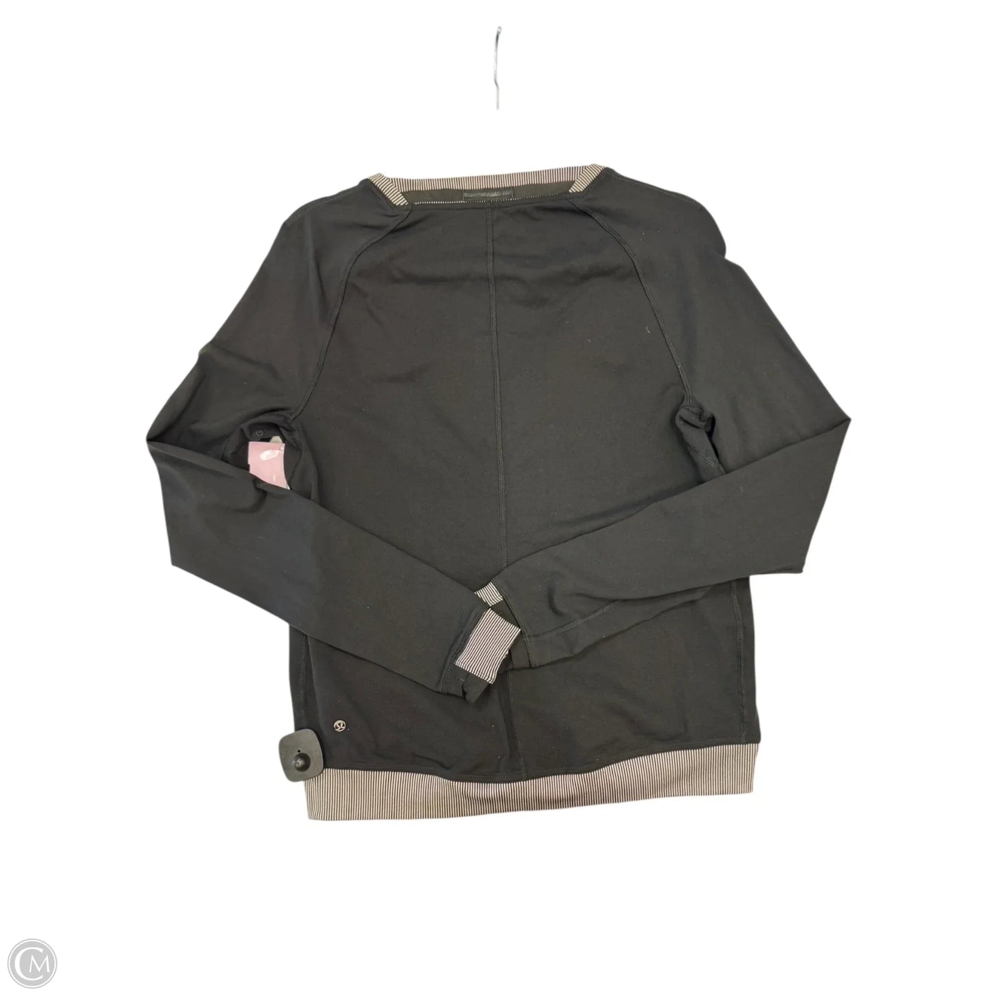 Athletic Jacket By Lululemon In Black, Size: 4