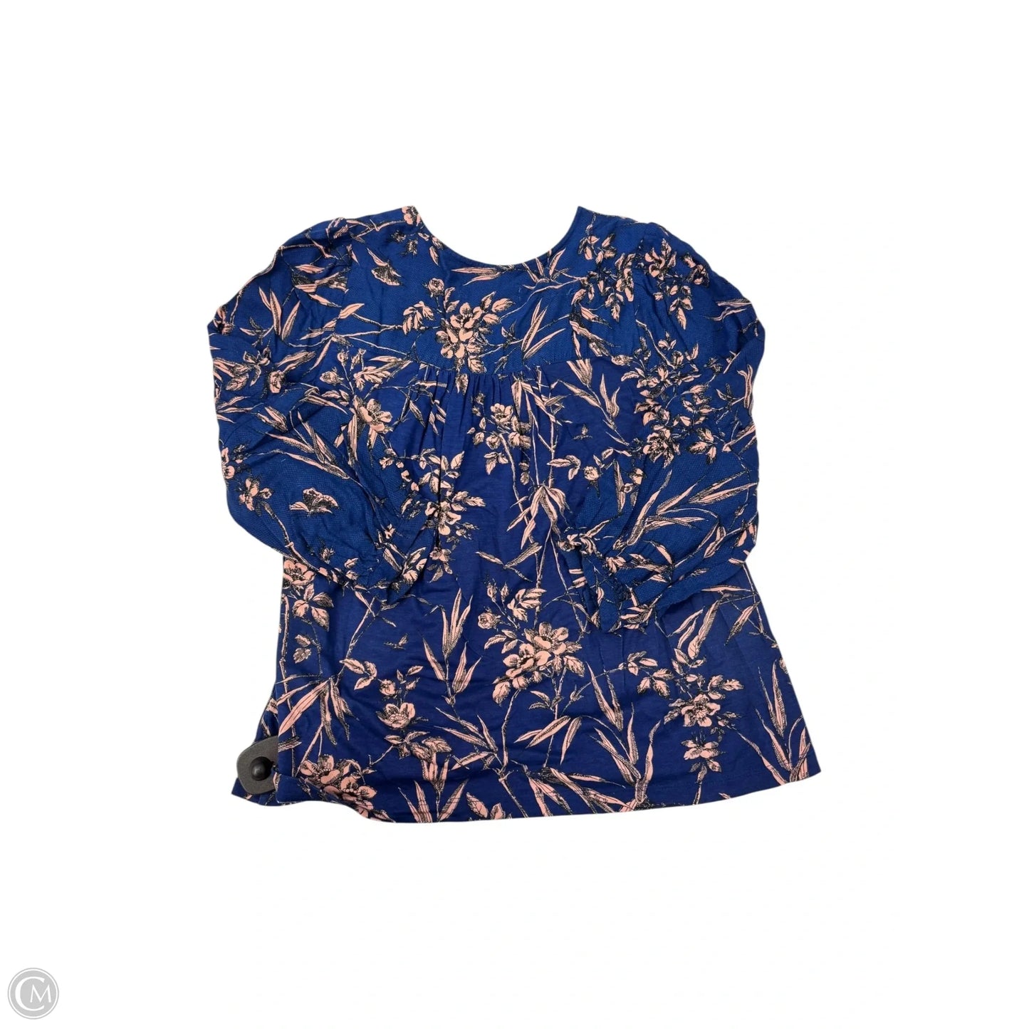 Top Long Sleeve By Anthropologie In Navy, Size: Xs