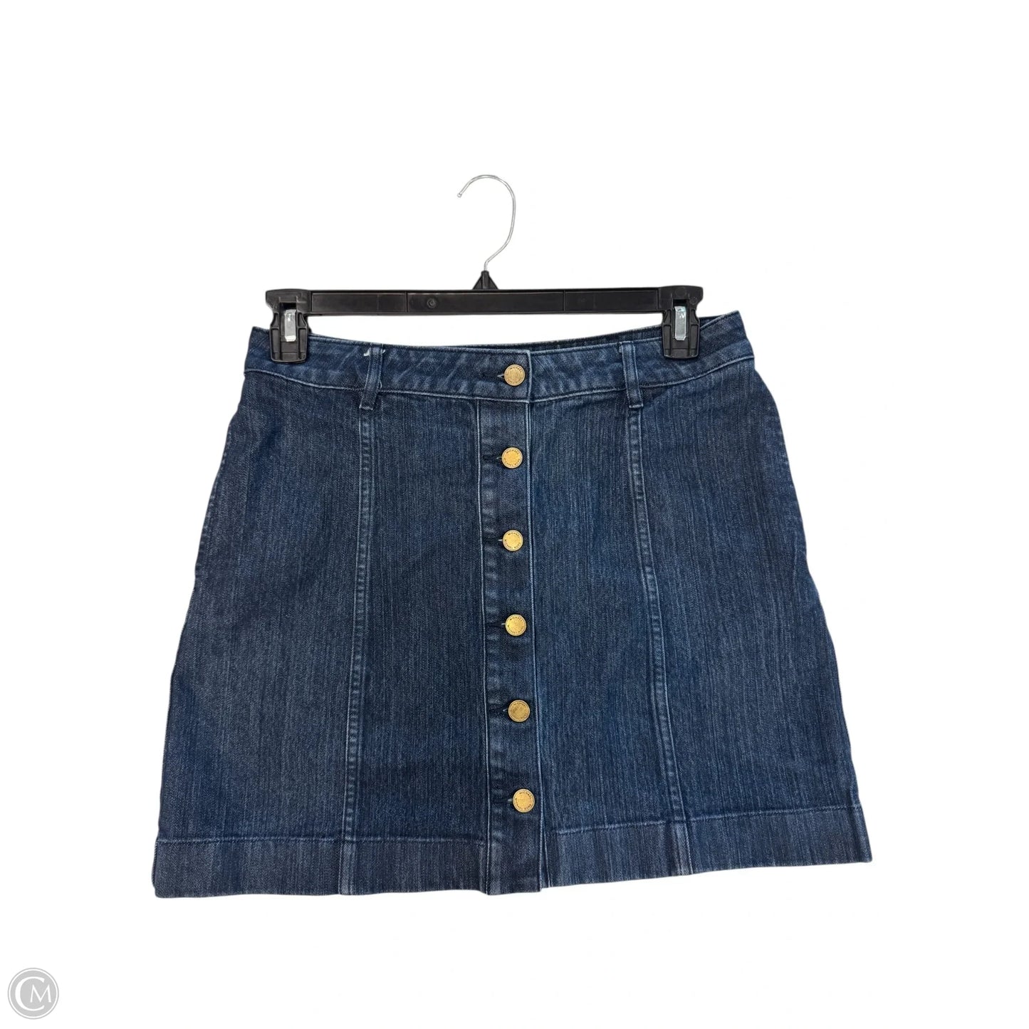 Skirt Designer By Michael Kors In Blue Denim, Size: 8