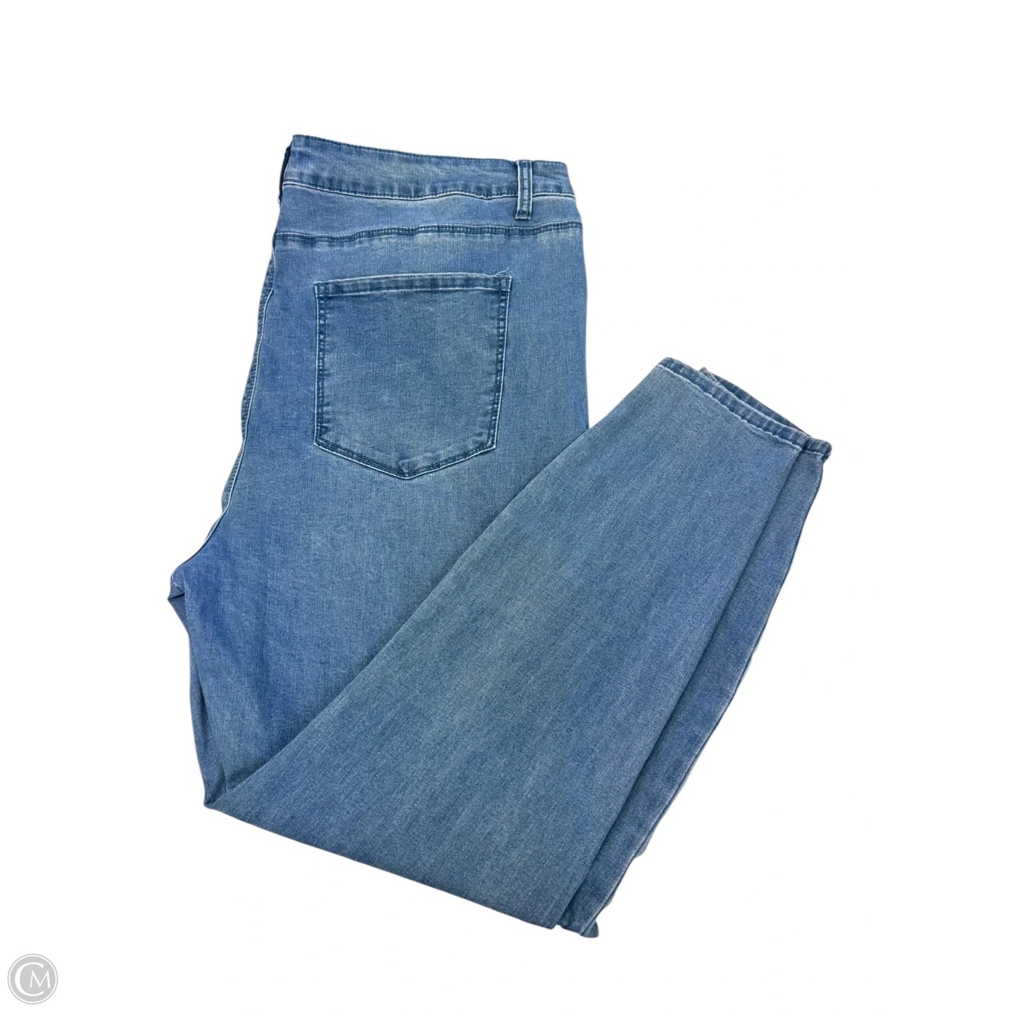 Jeans Skinny By Forever 21 In Blue Denim, Size: 20