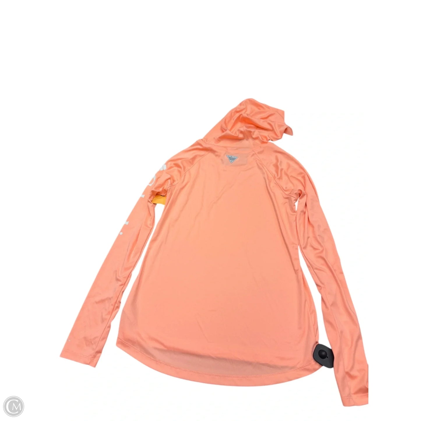 Athletic Top Long Sleeve Collar By Columbia In Pink, Size: S