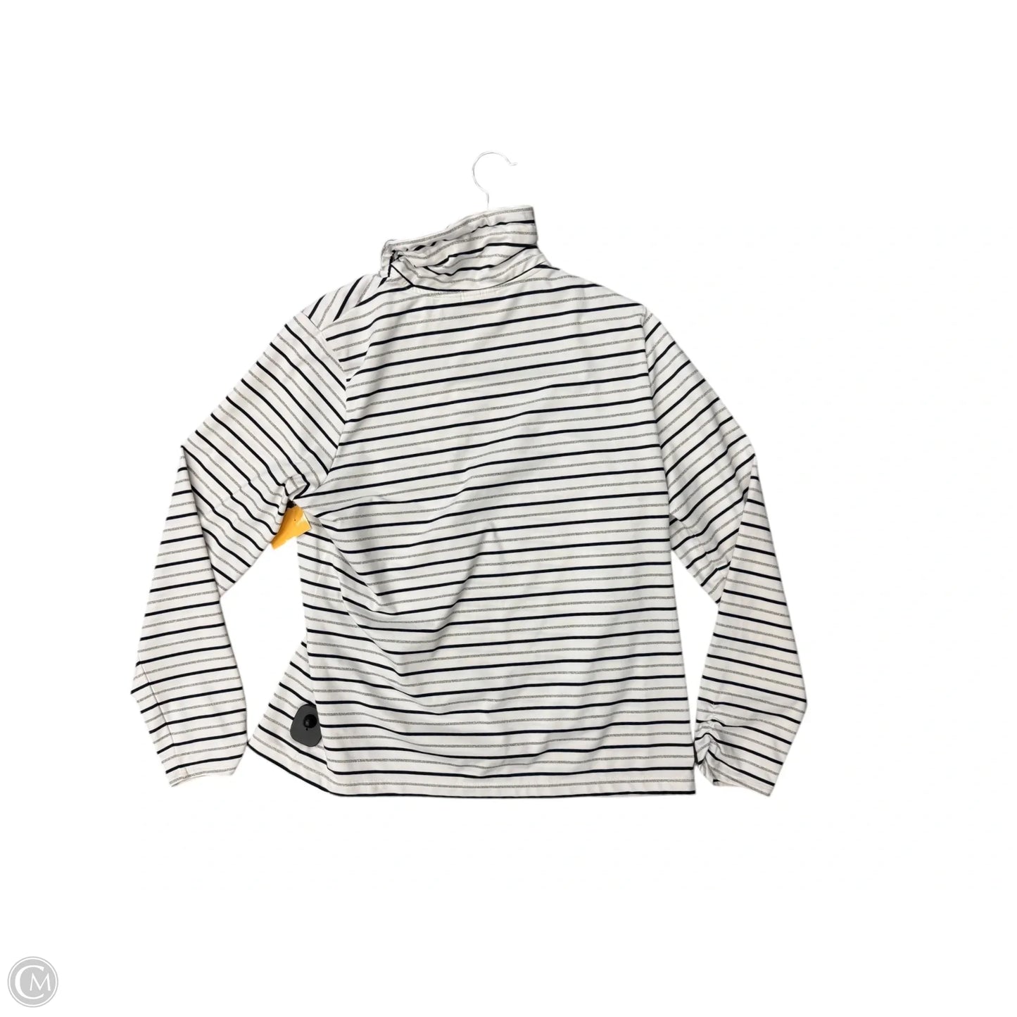 Athletic Sweatshirt Collar By Zenergy By Chicos In White, Size: 2x