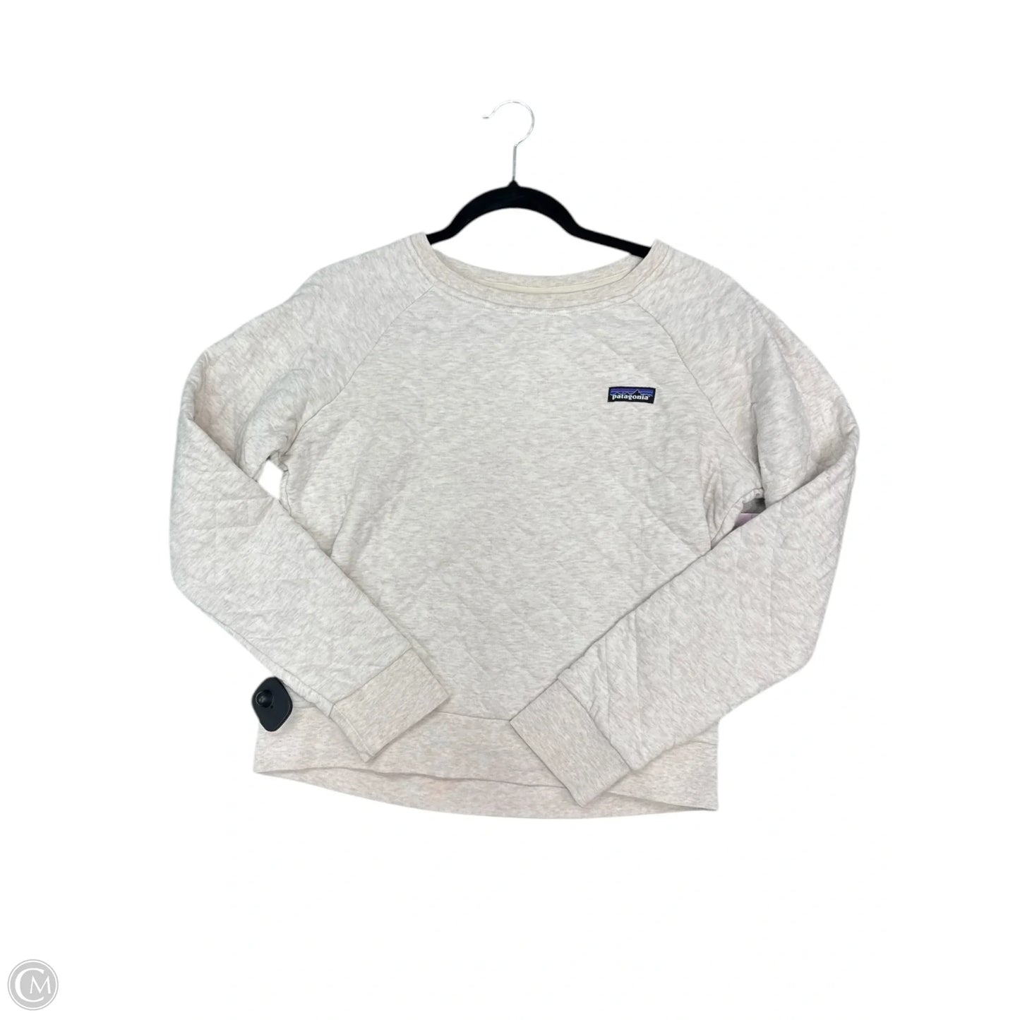 Sweatshirt Crewneck By Patagonia In Cream, Size: S