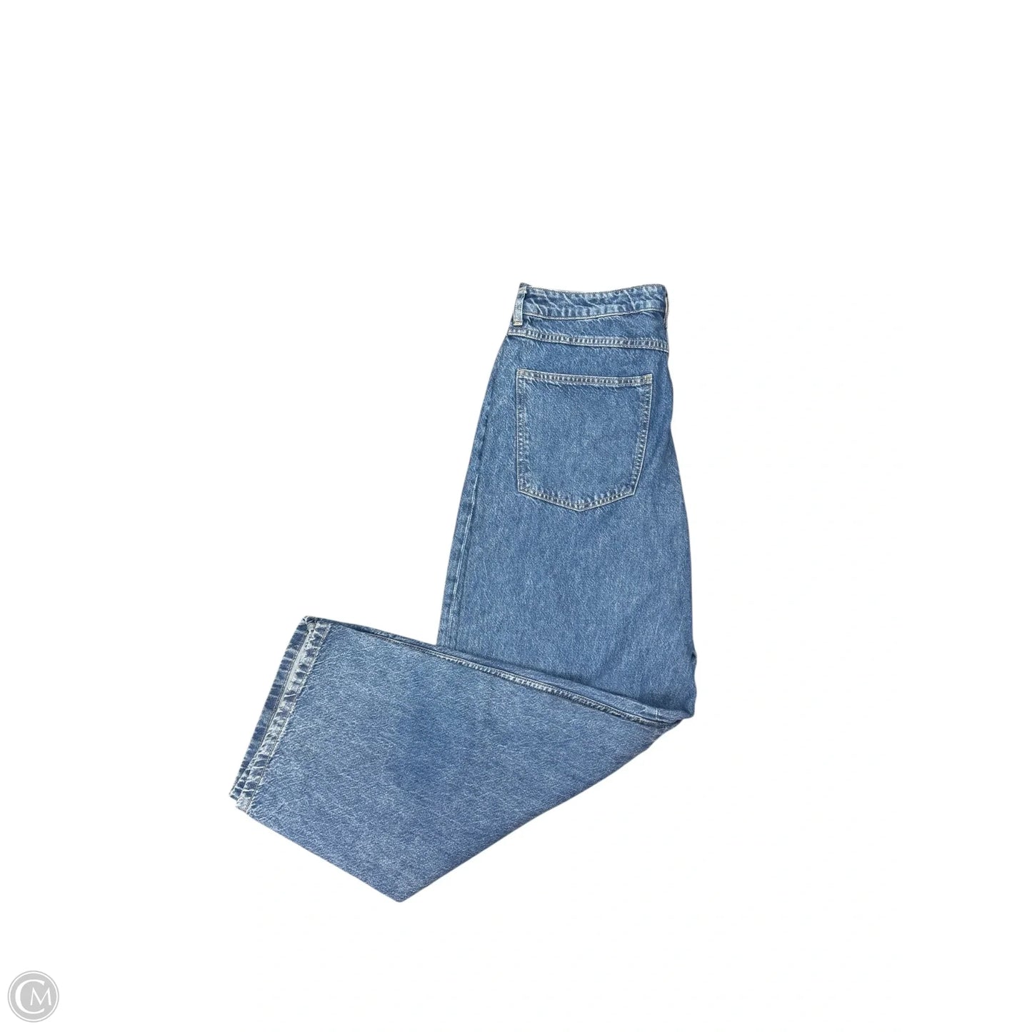 Jeans Wide Leg By Divided In Blue Denim, Size: 12
