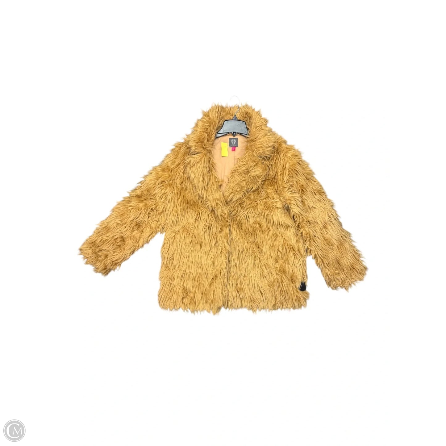 Coat Faux Fur & Sherpa By Vince Camuto In Brown, Size: L