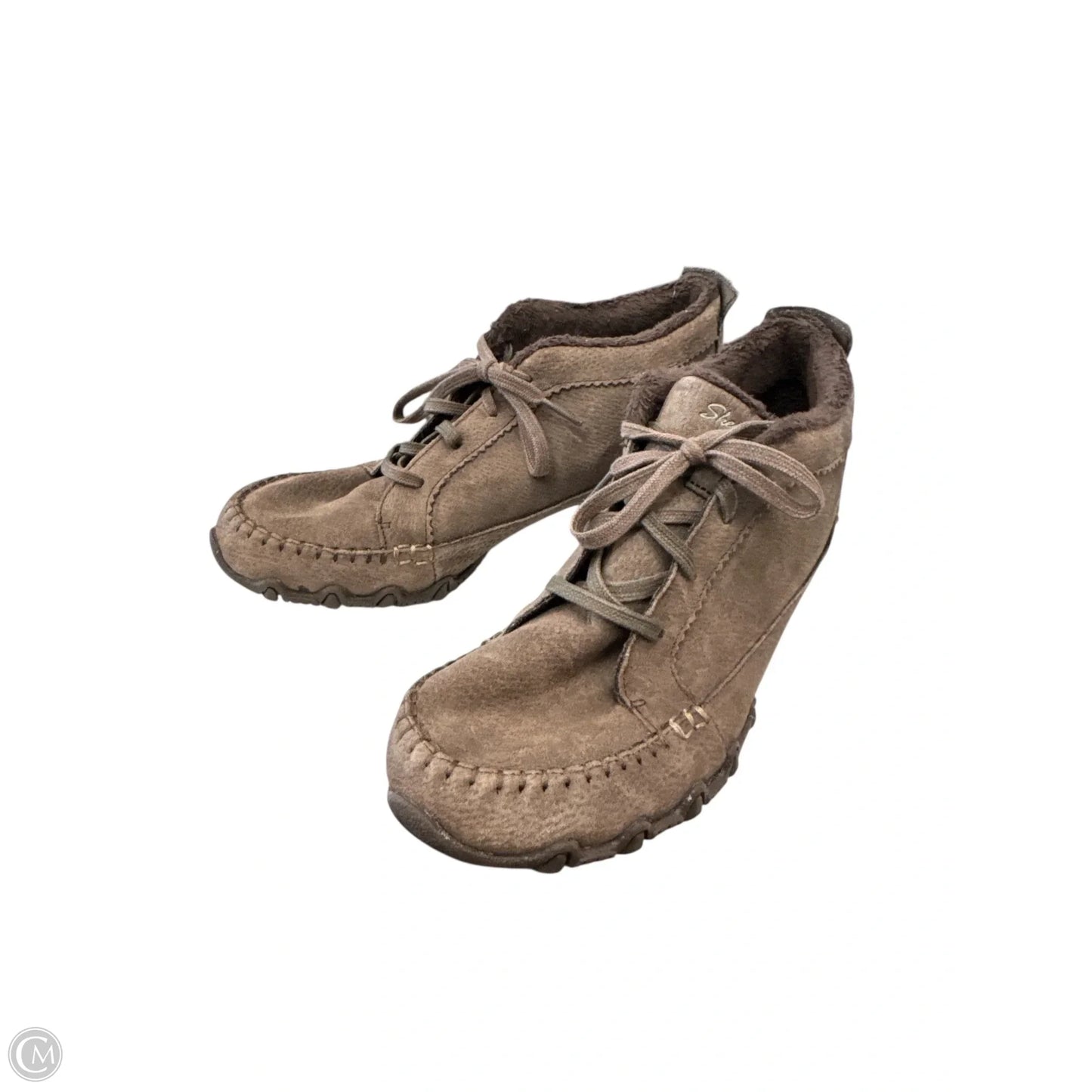 Shoes Sneakers By Skechers In Brown, Size: 9