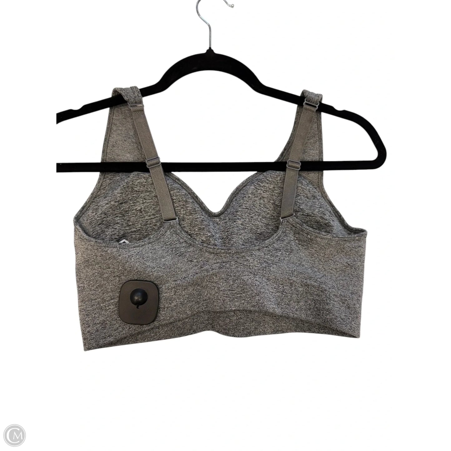 Athletic Bra By Puma In Grey, Size: L