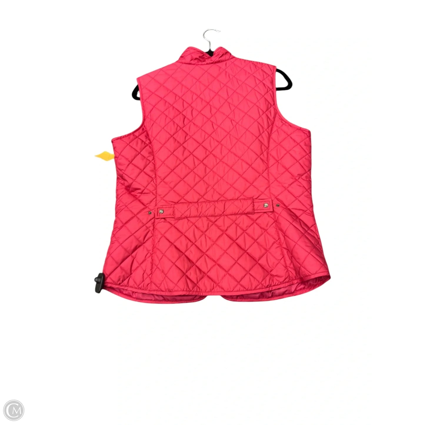 Vest Puffer & Quilted By Eddie Bauer In Pink, Size: L