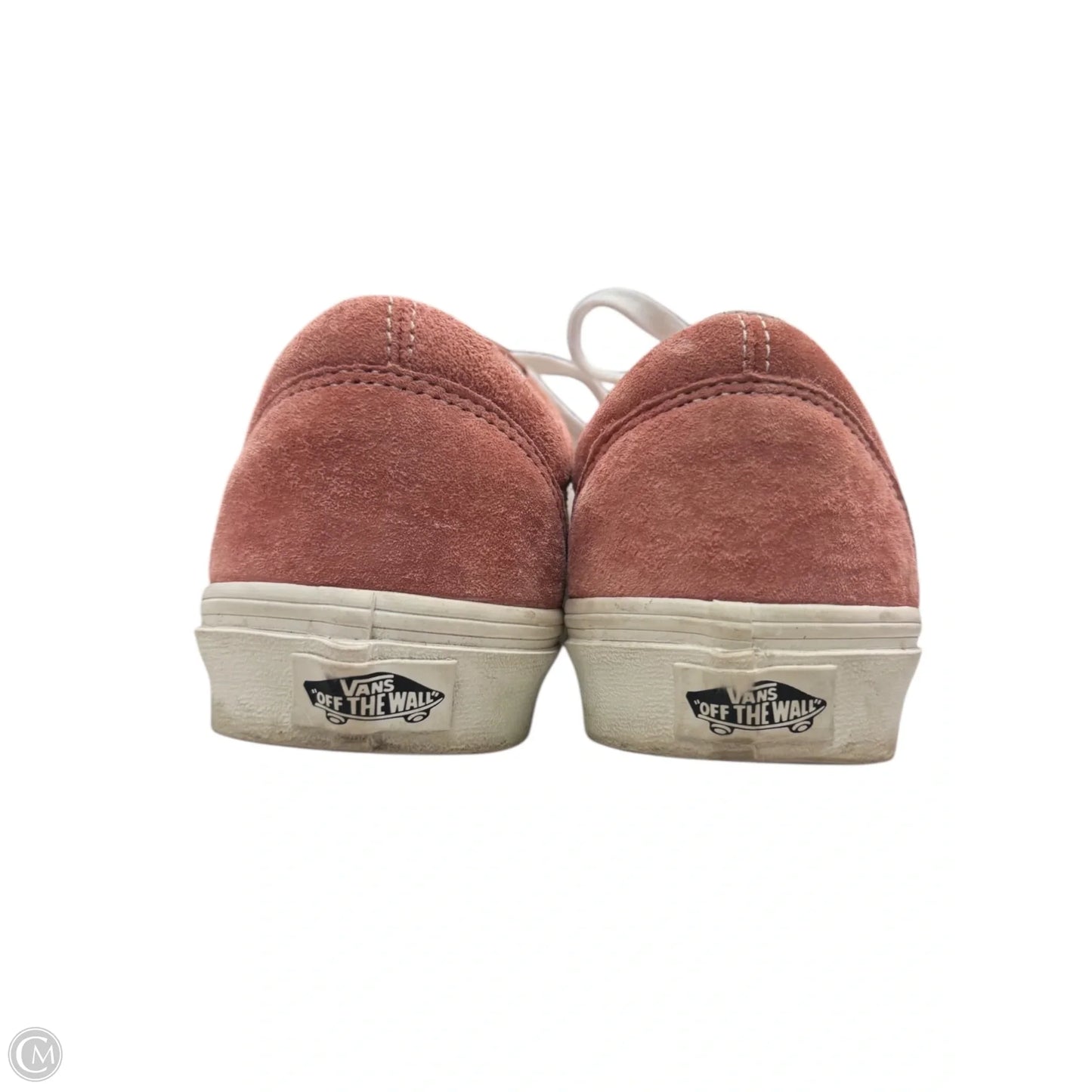 Shoes Sneakers By Vans In Pink & White, Size: 7.5