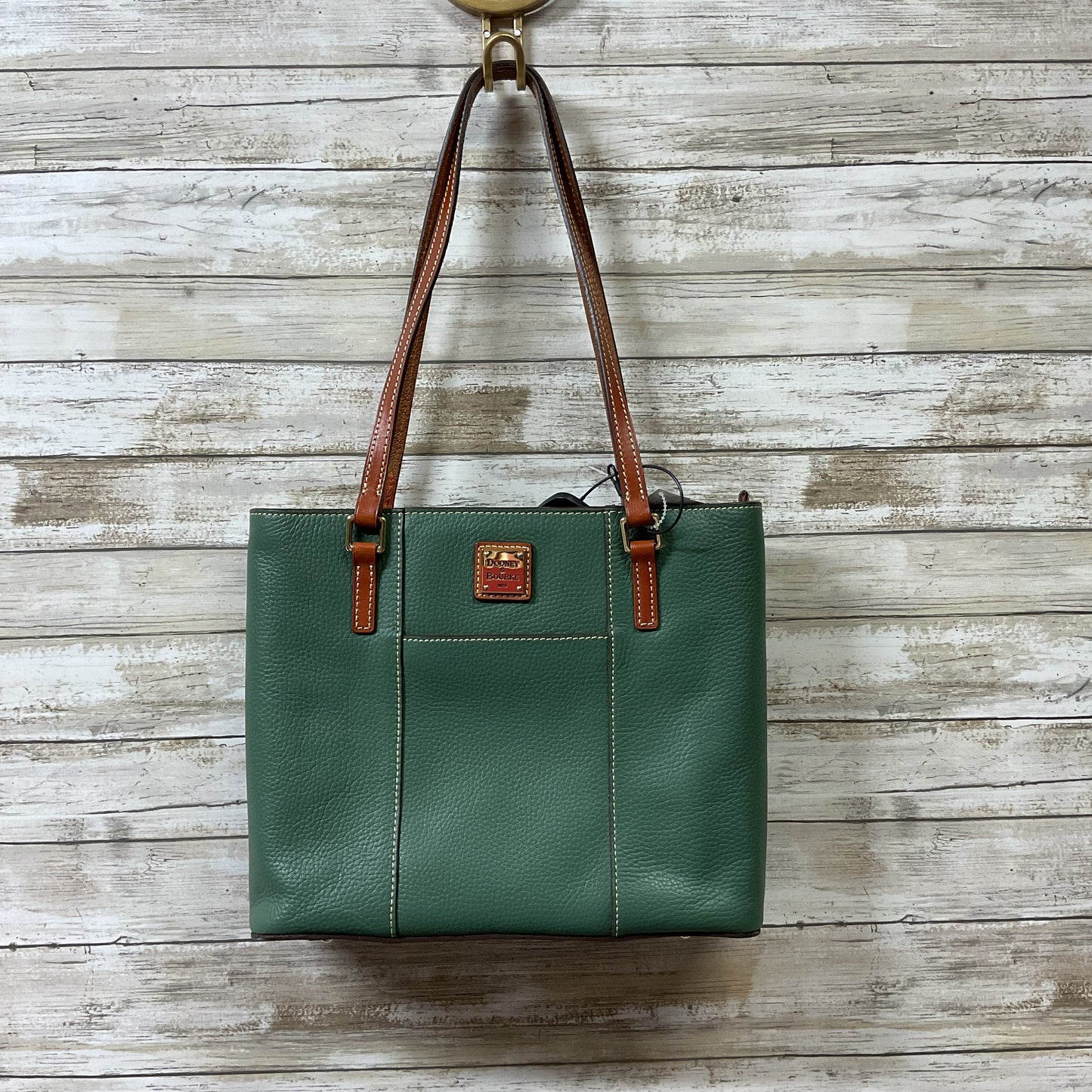 Handbag Designer By Dooney And Bourke In Green, Size:Medium