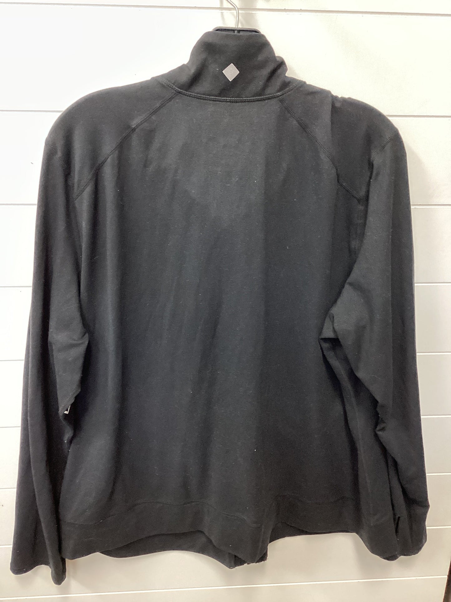 Athletic Jacket By Lularoe In Black, Size:2X