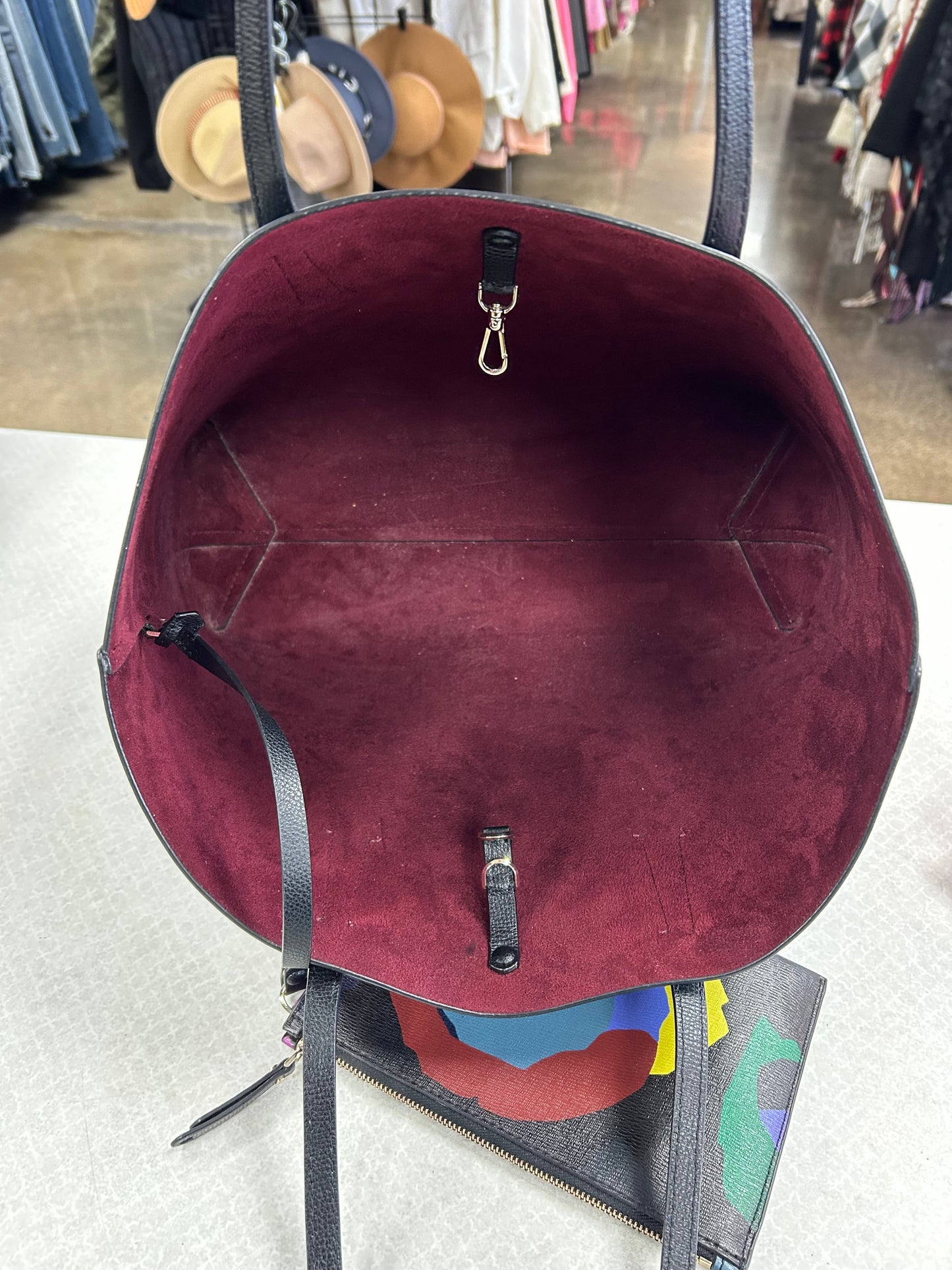 Tote Designer By Kate Spade In Floral Print, Size:Medium