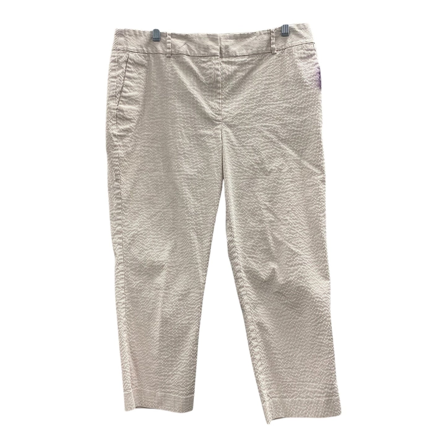 Pants Cropped By Ann Taylor In Tan, Size:12