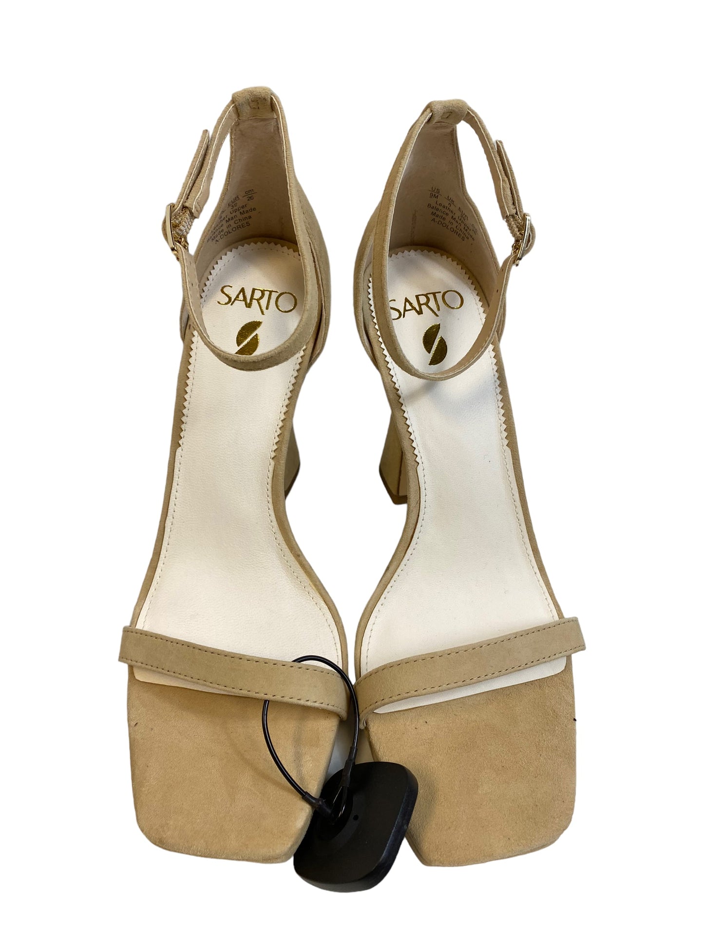 Sandals Heels Block By Franco Sarto Size: 9