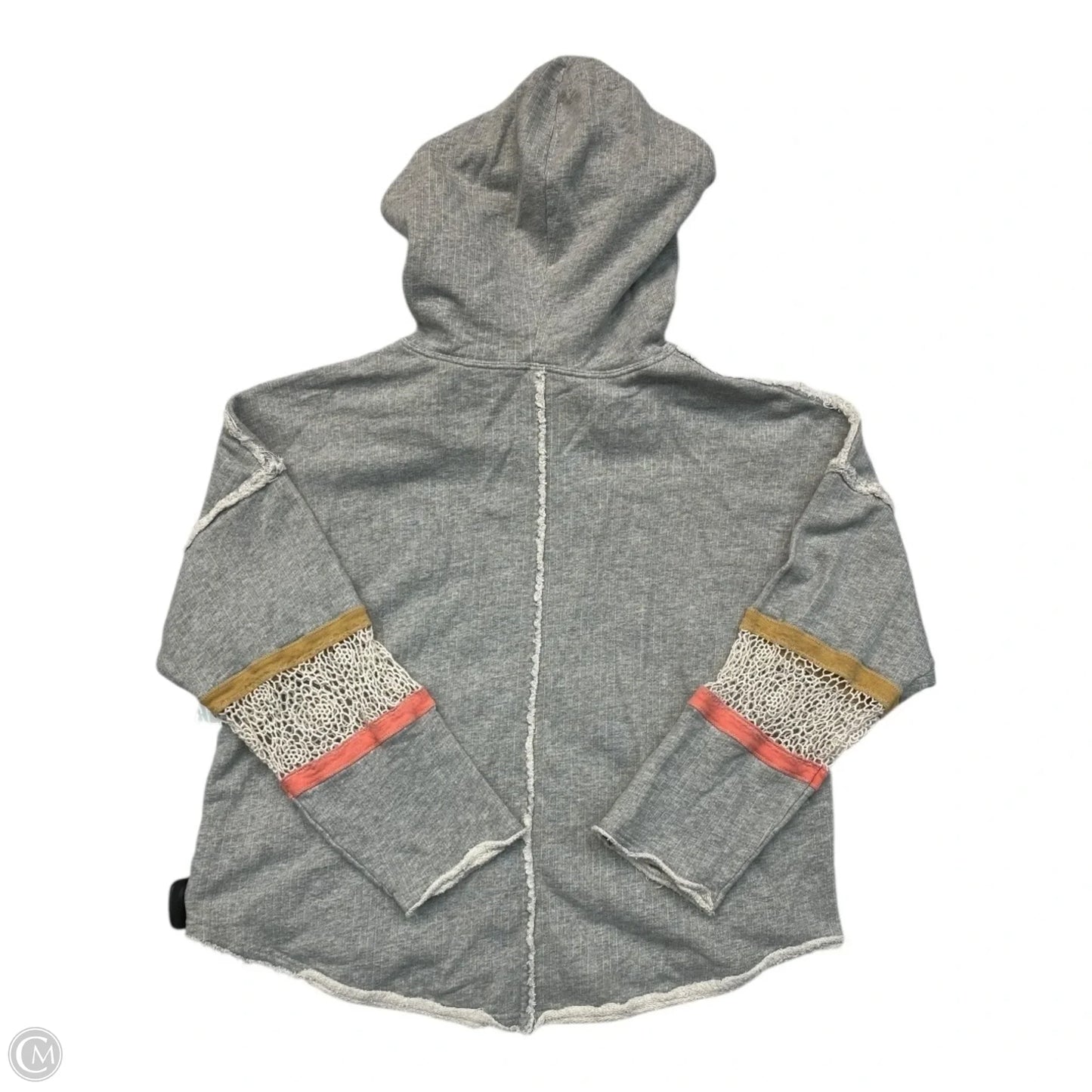 Athletic Sweatshirt Hoodie By Free People In Multi-colored, Size: L