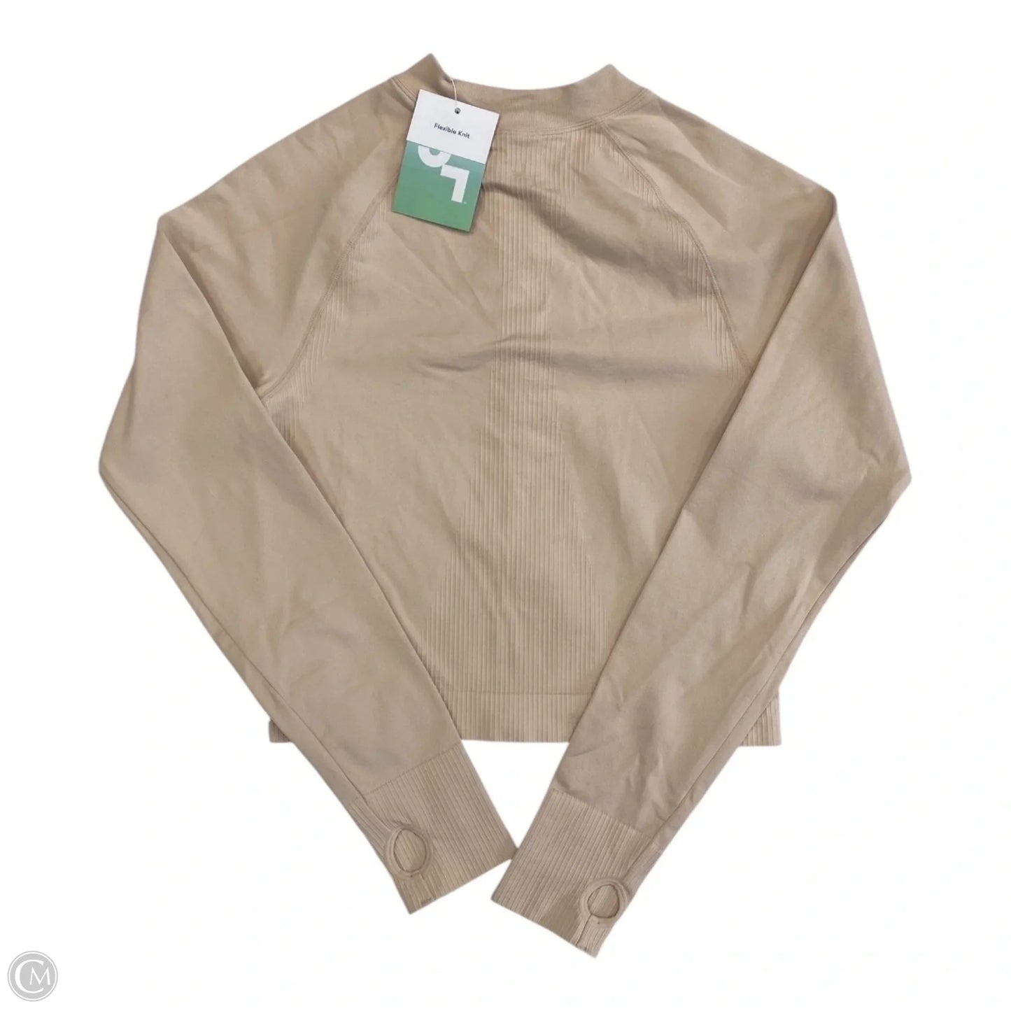 Athletic Jacket By Joy Lab In Tan, Size: L