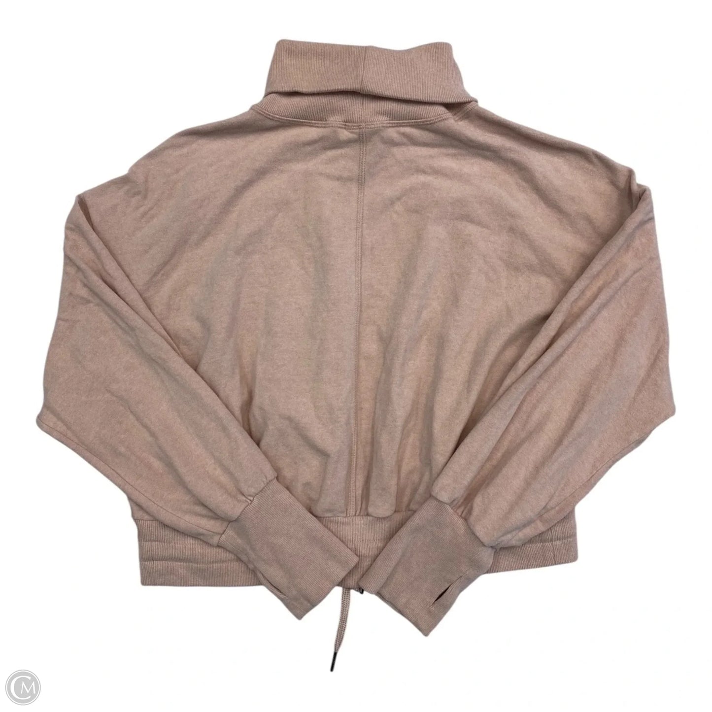 Athletic Top Long Sleeve Collar By Sweaty Betty In Pink, Size: 14