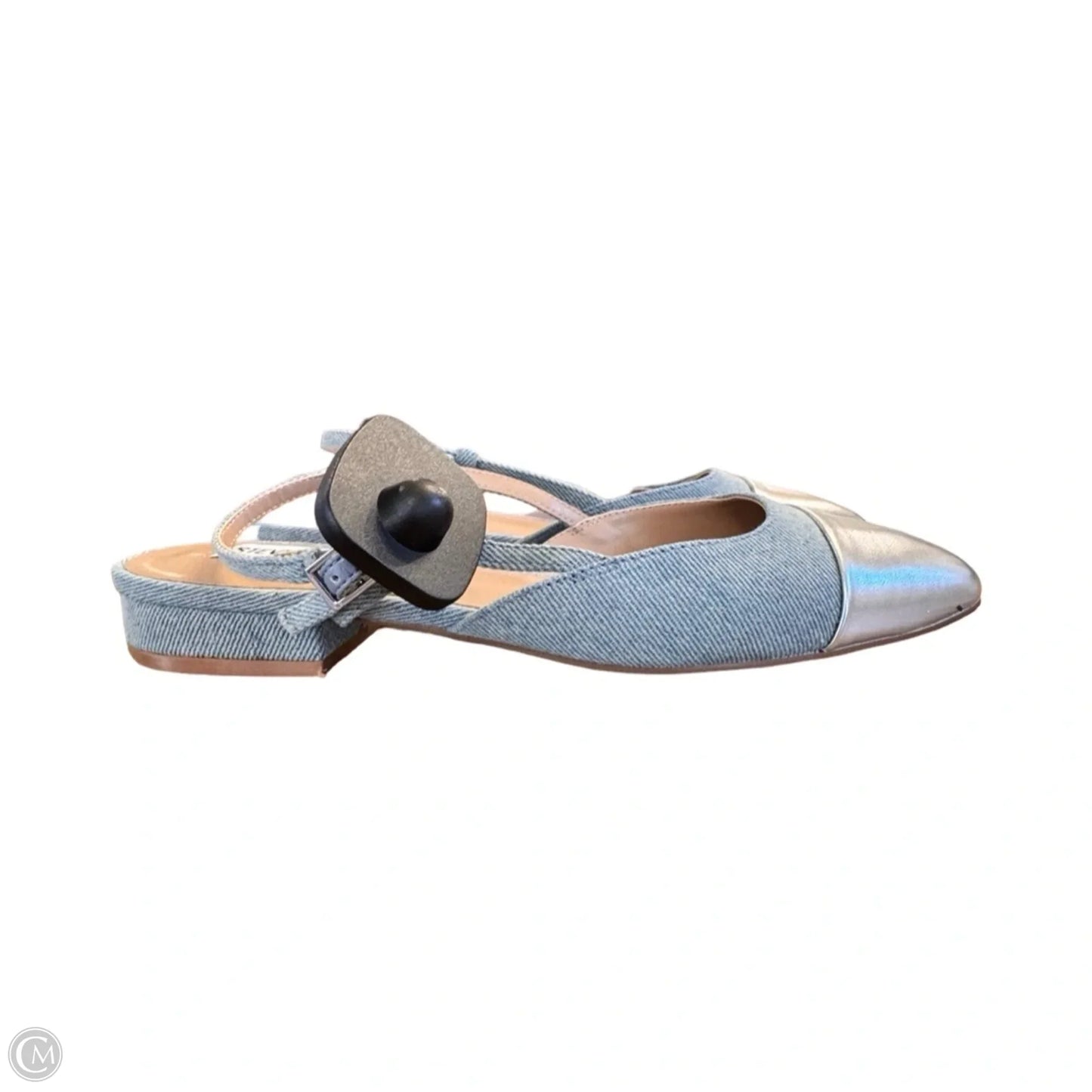 Shoes Flats By Steve Madden In Blue Denim, Size: 8