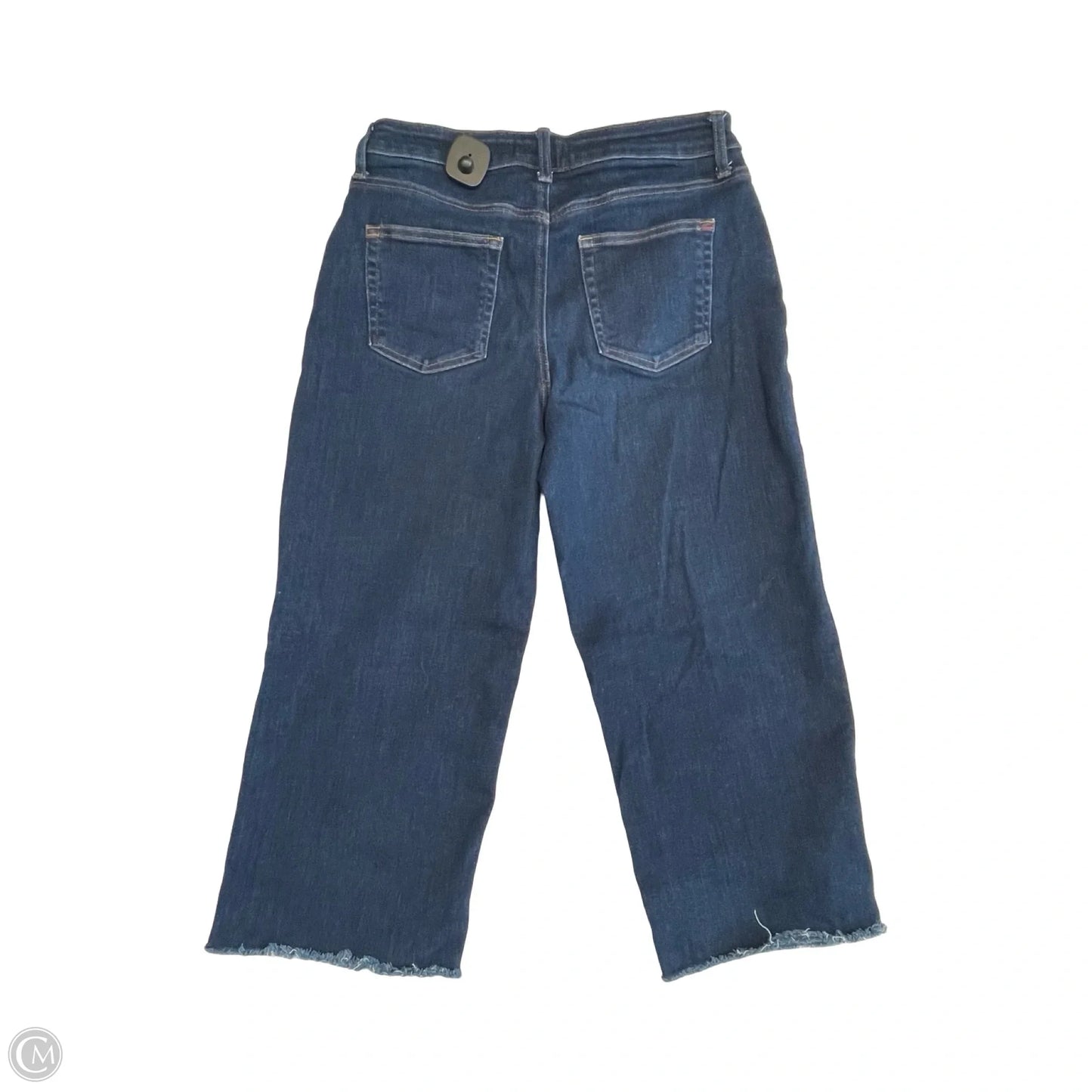 Jeans Cropped By Edgely In Blue Denim, Size: 12