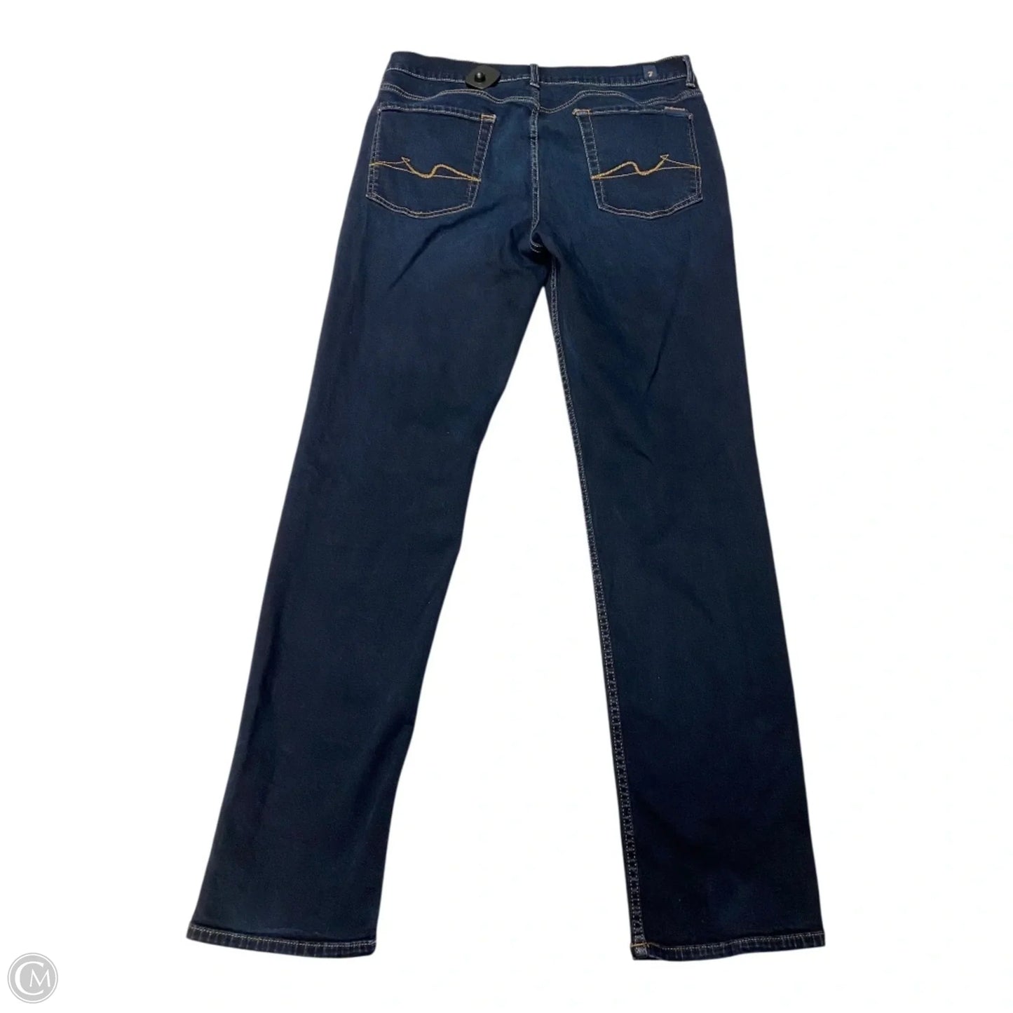 Jeans Skinny By 7 For All Mankind In Blue Denim, Size: 18