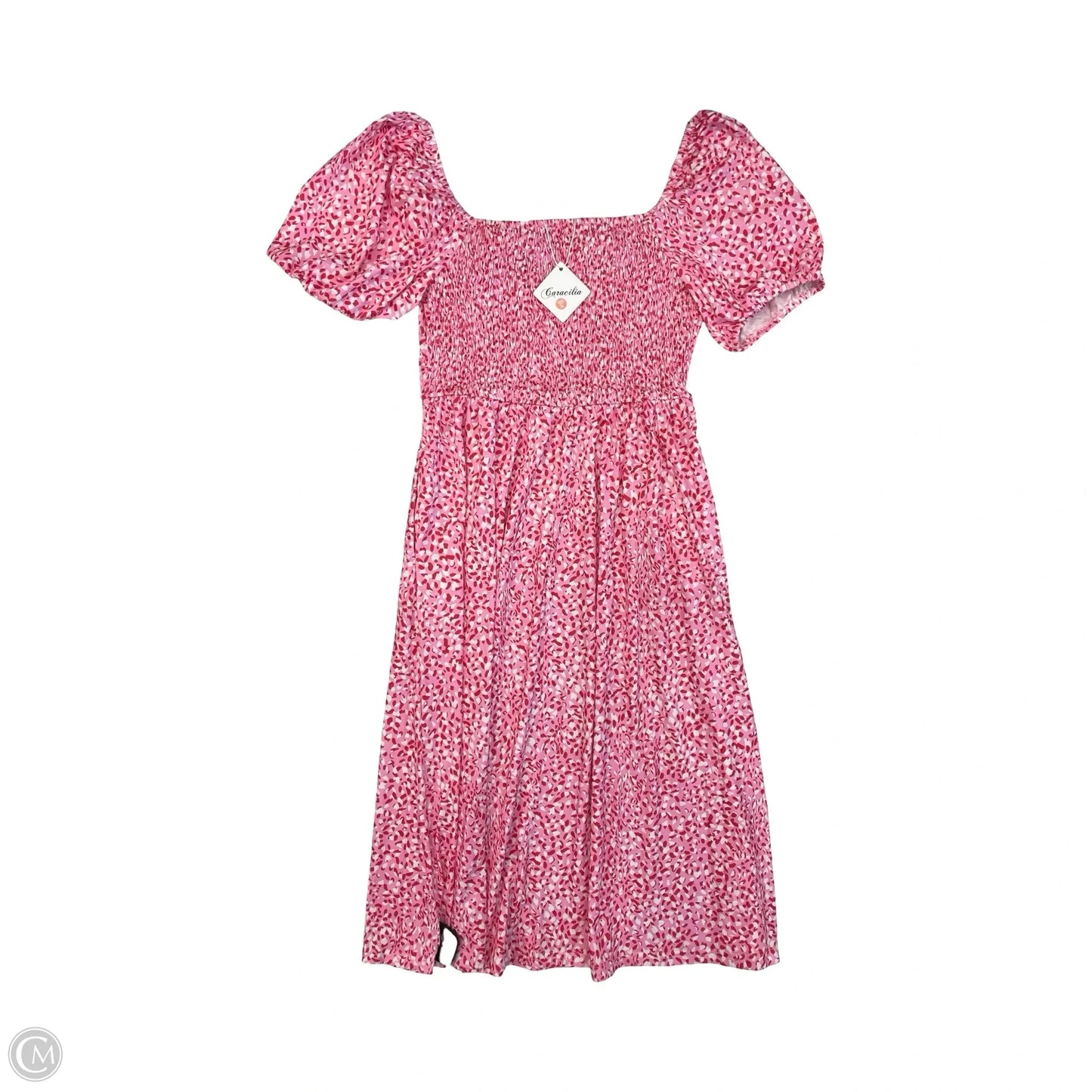 Dress Casual Maxi By Cmc In Pink & Red, Size: S