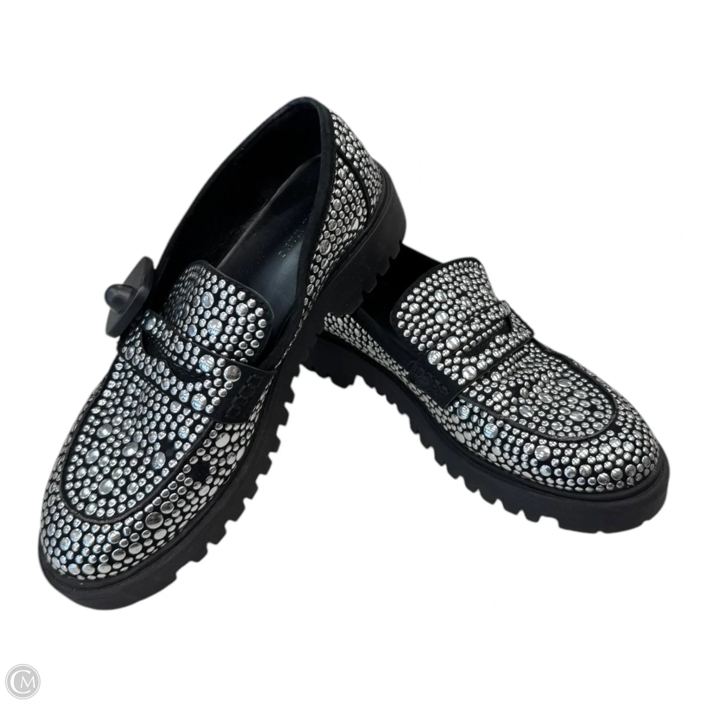 Shoes Flats By AZALEA WANG In Silver, Size: 11