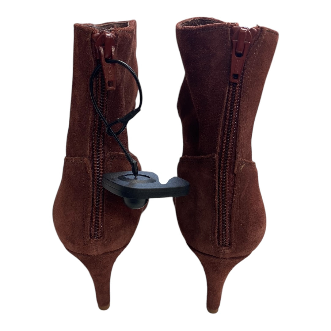 Boots Ankle Heels By Free People In Red, Size: 7.5
