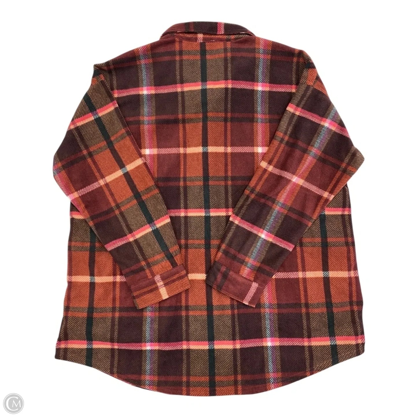 Jacket Shirt By Maurices In Plaid Pattern, Size: 1x