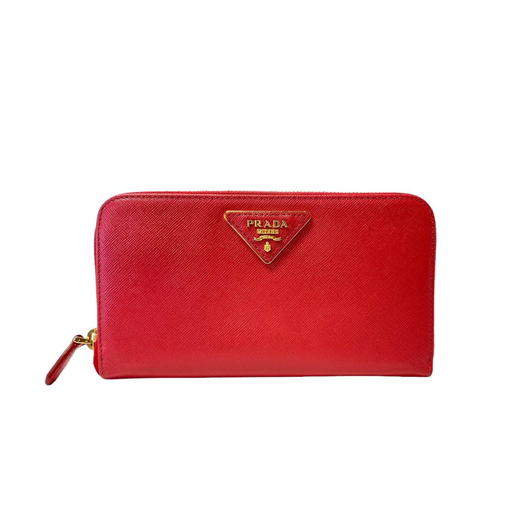 Wallet Luxury Designer By Prada Size: Large