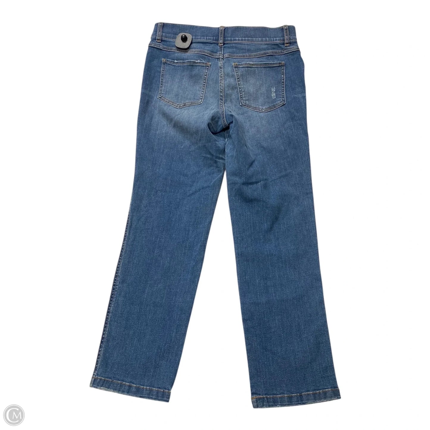 Jeans Straight By Spanx In Blue, Size: M