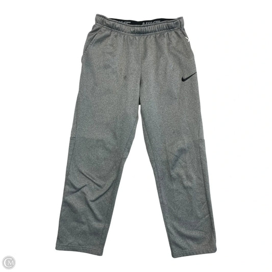 Athletic Pants By Nike In Grey, Size: M