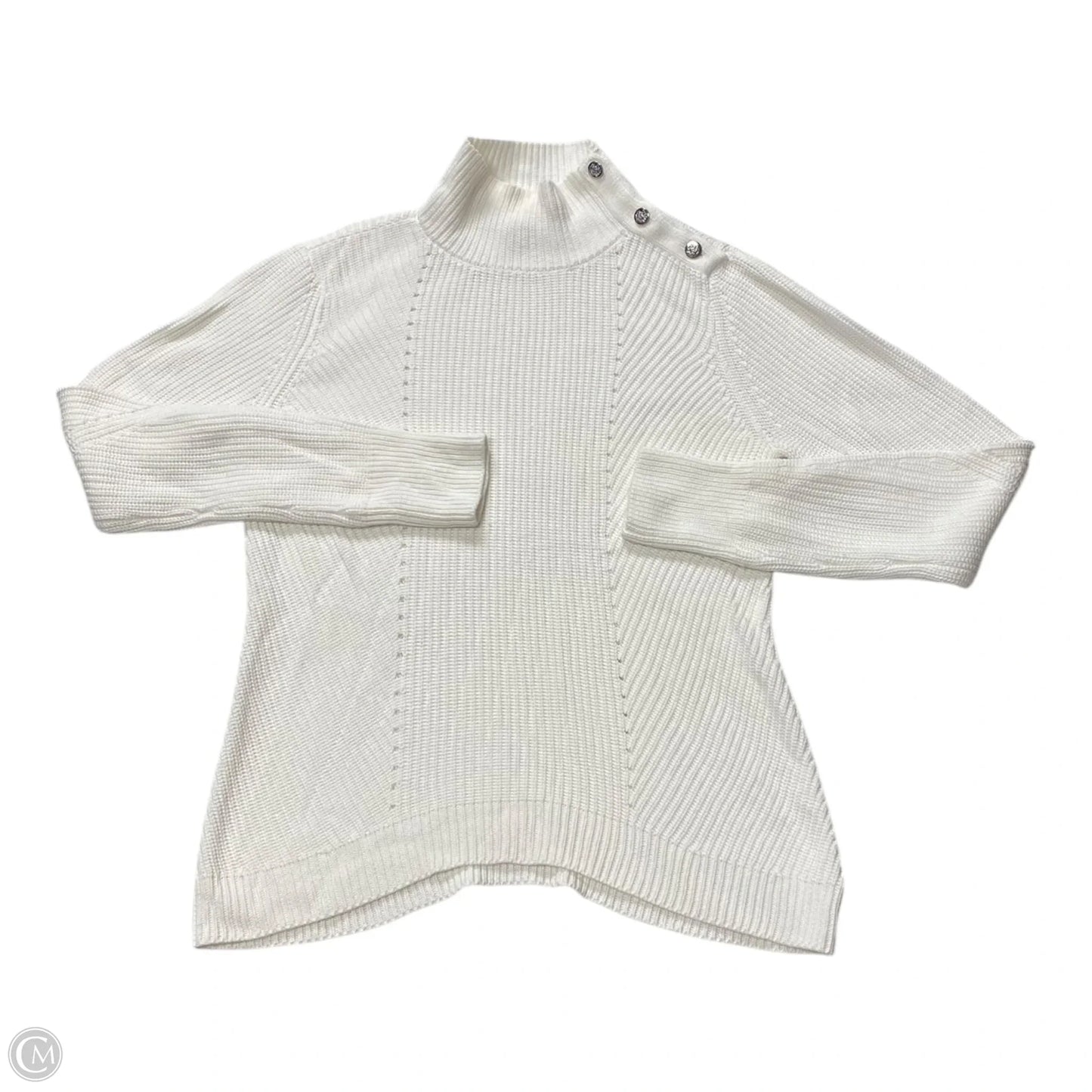 Sweater By White House Black Market In Cream, Size: M
