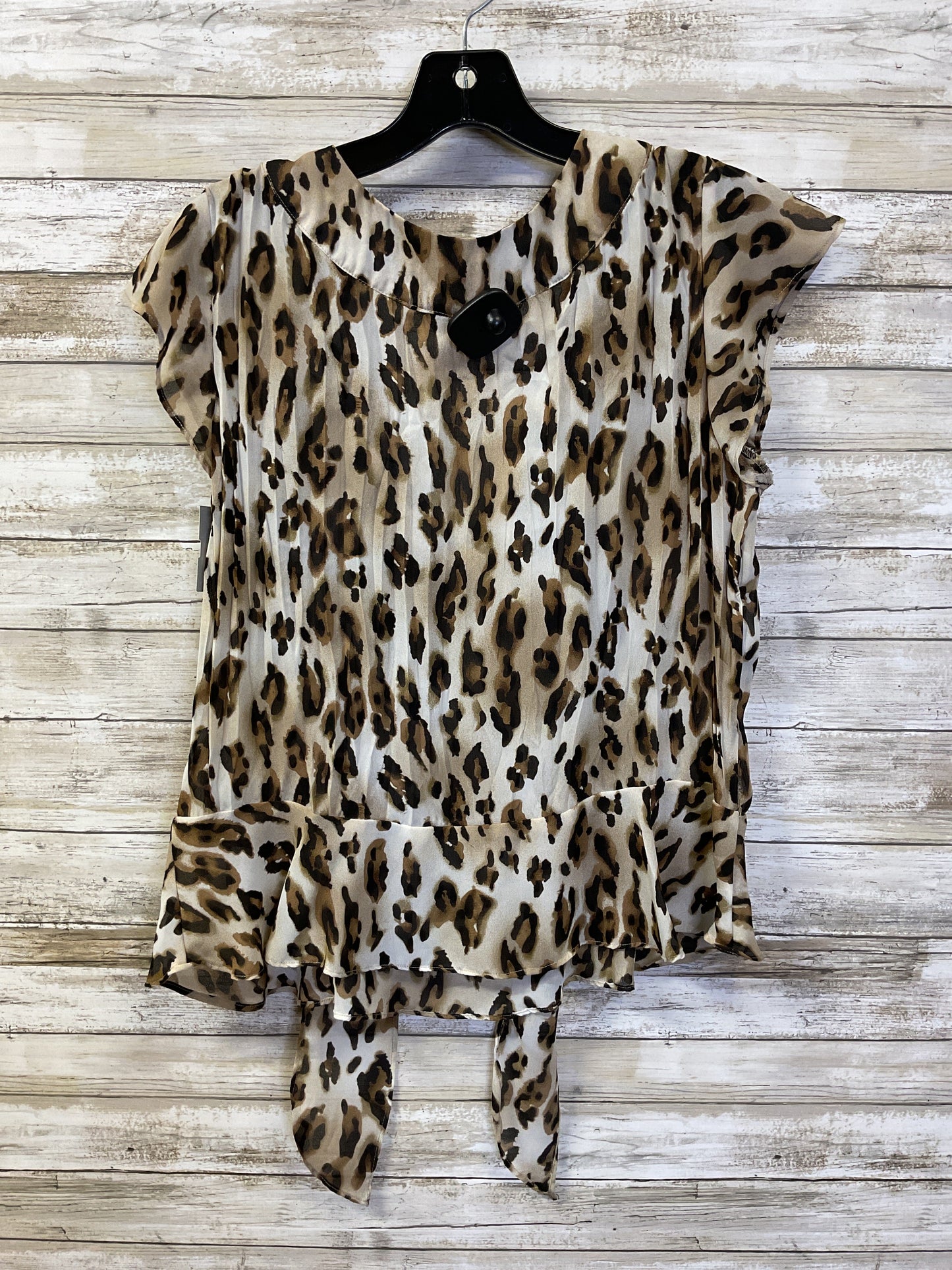 Top Ss By Clothes Mentor In Animal Print, Size:S
