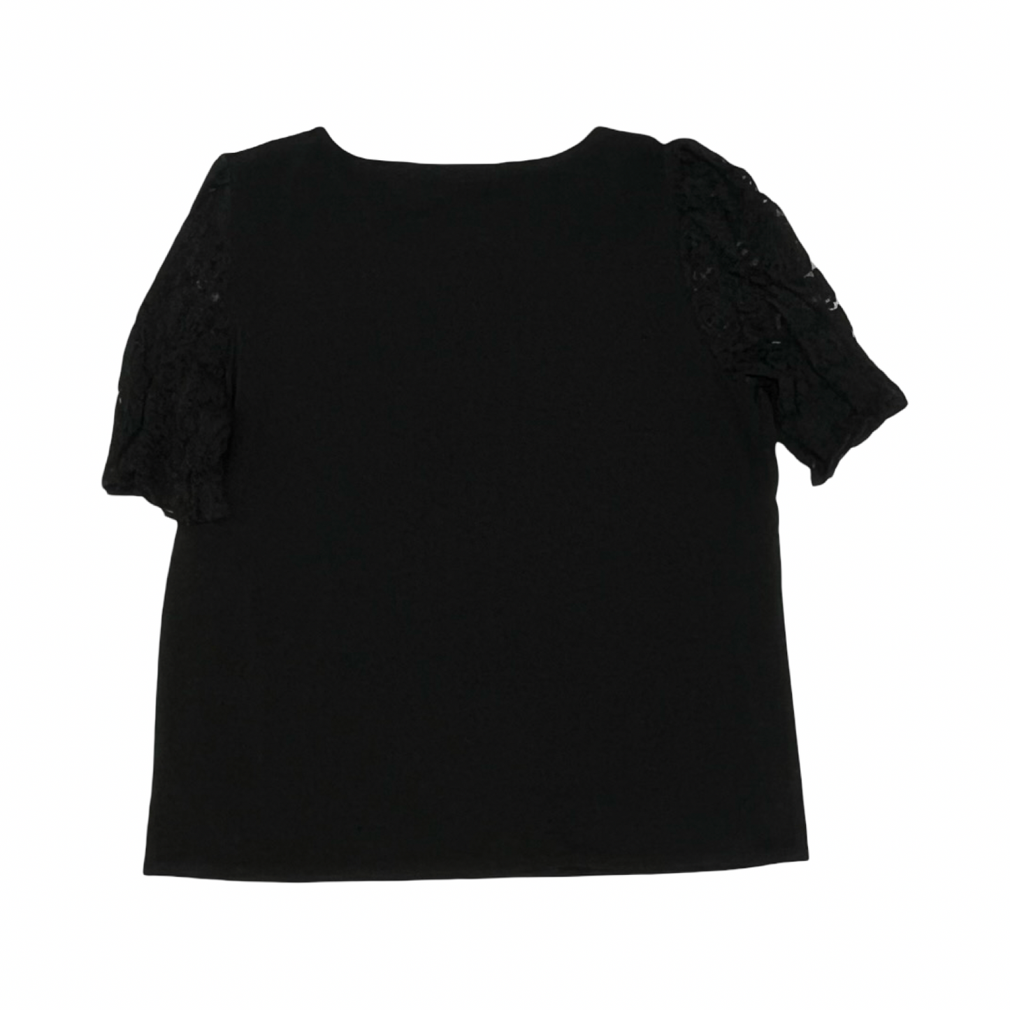 Blouse Ss By Adrianna Papell In Black, Size:L
