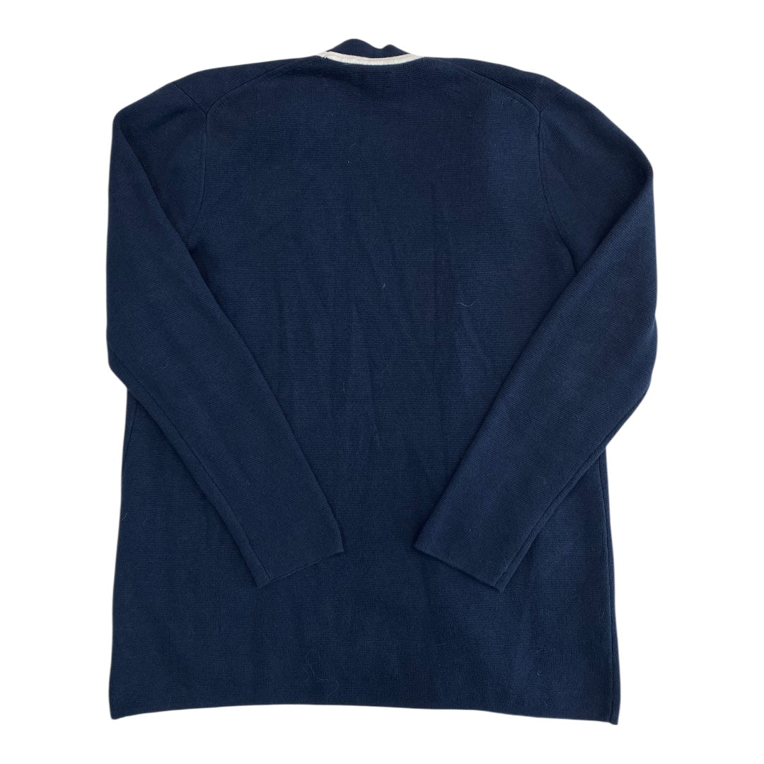 Sweater Cardigan By J. Crew In Blue, Size:S