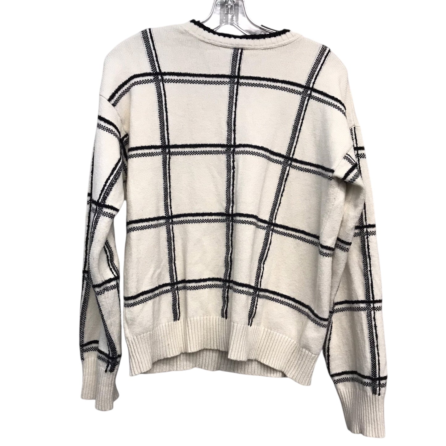 Sweater By Moth In Black & Cream, Size:M