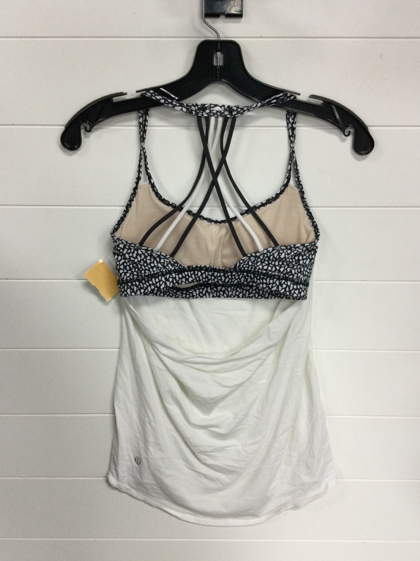 Athletic Tank Top By Lululemon In White, Size:6