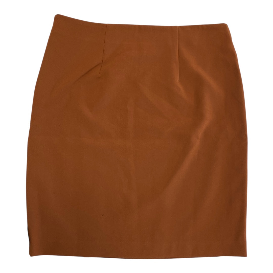 Skirt Midi By Ann Taylor In Brown, Size:14
