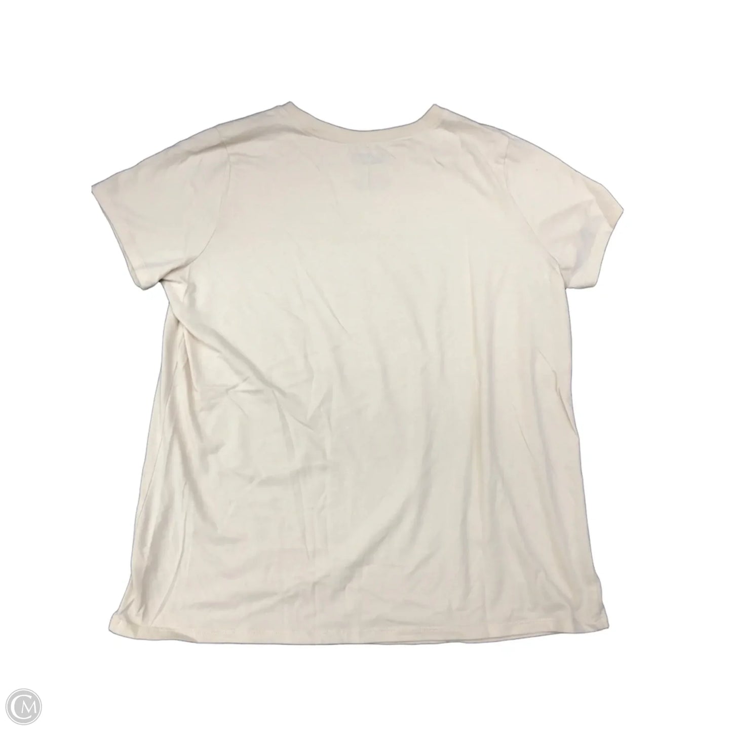Top Short Sleeve By Torrid In Tan, Size: 1x