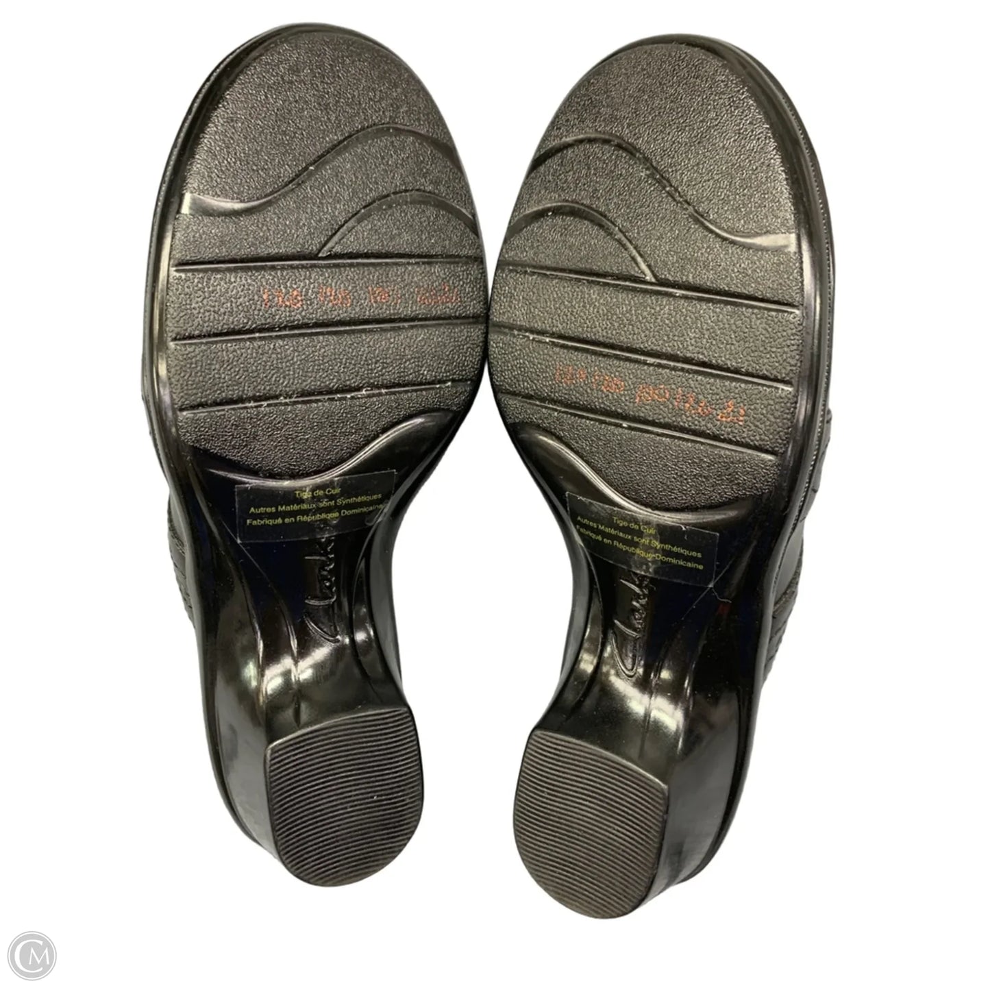 Shoes Heels Block By Clarks In Black, Size: 6