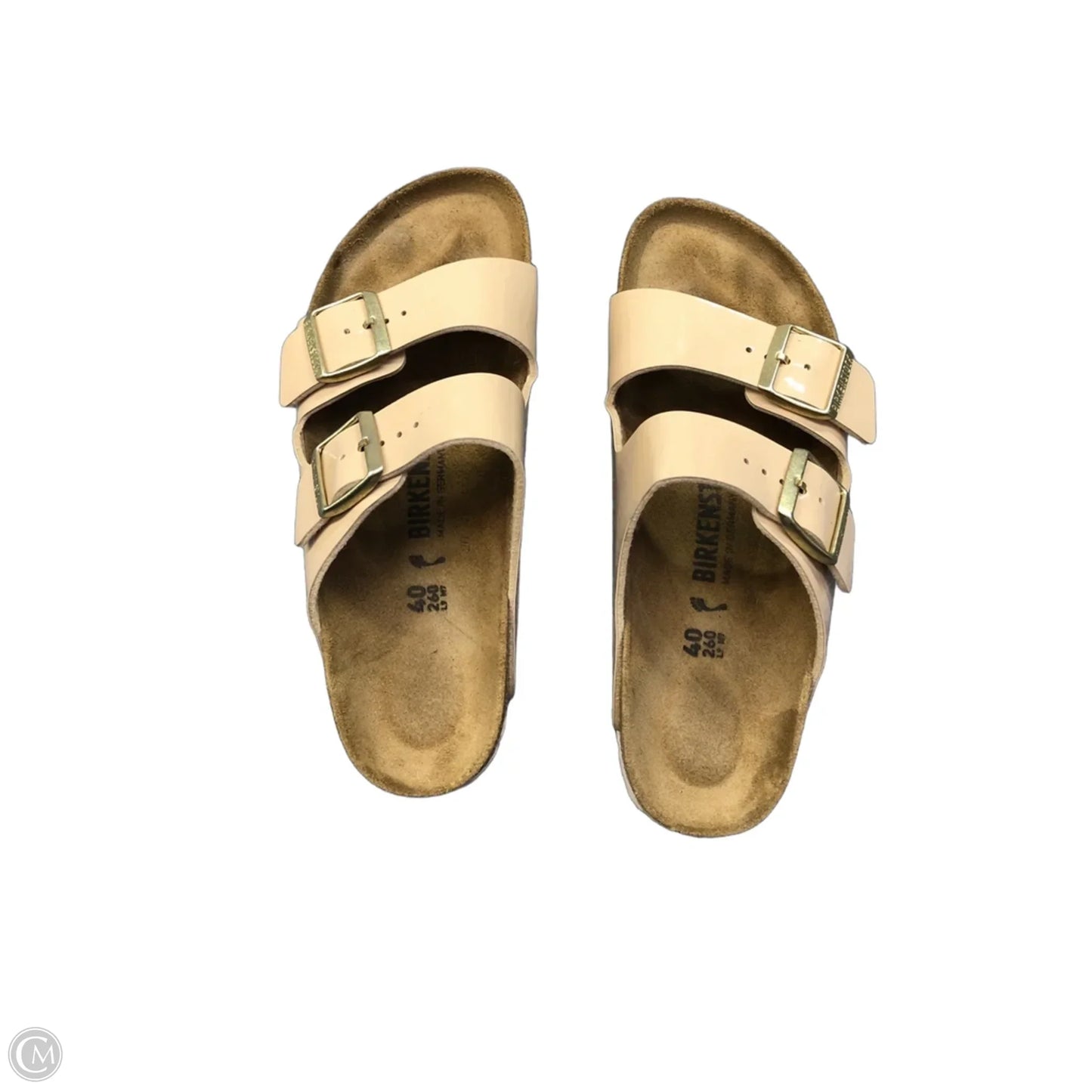 Shoes Flats By Birkenstock In Tan, Size: 9