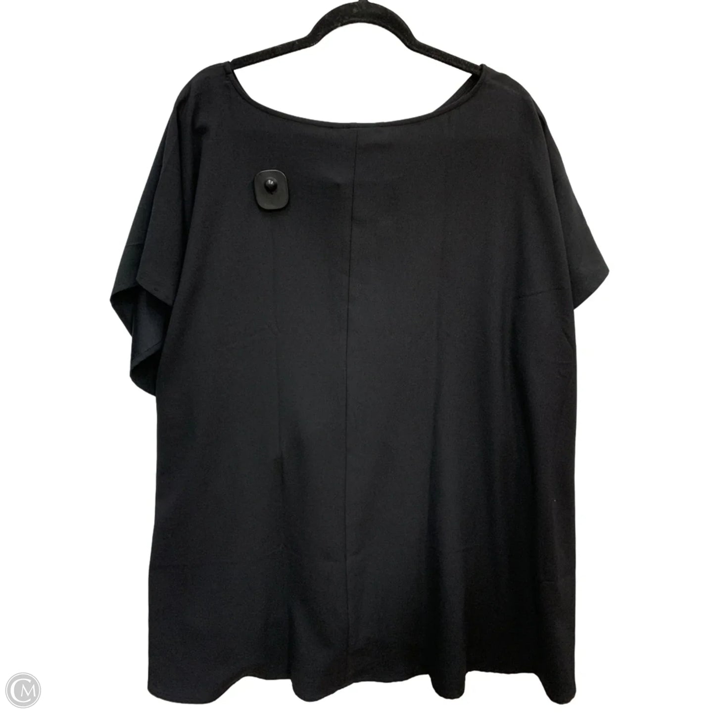 Top Short Sleeve By Lane Bryant In Black, Size: 26