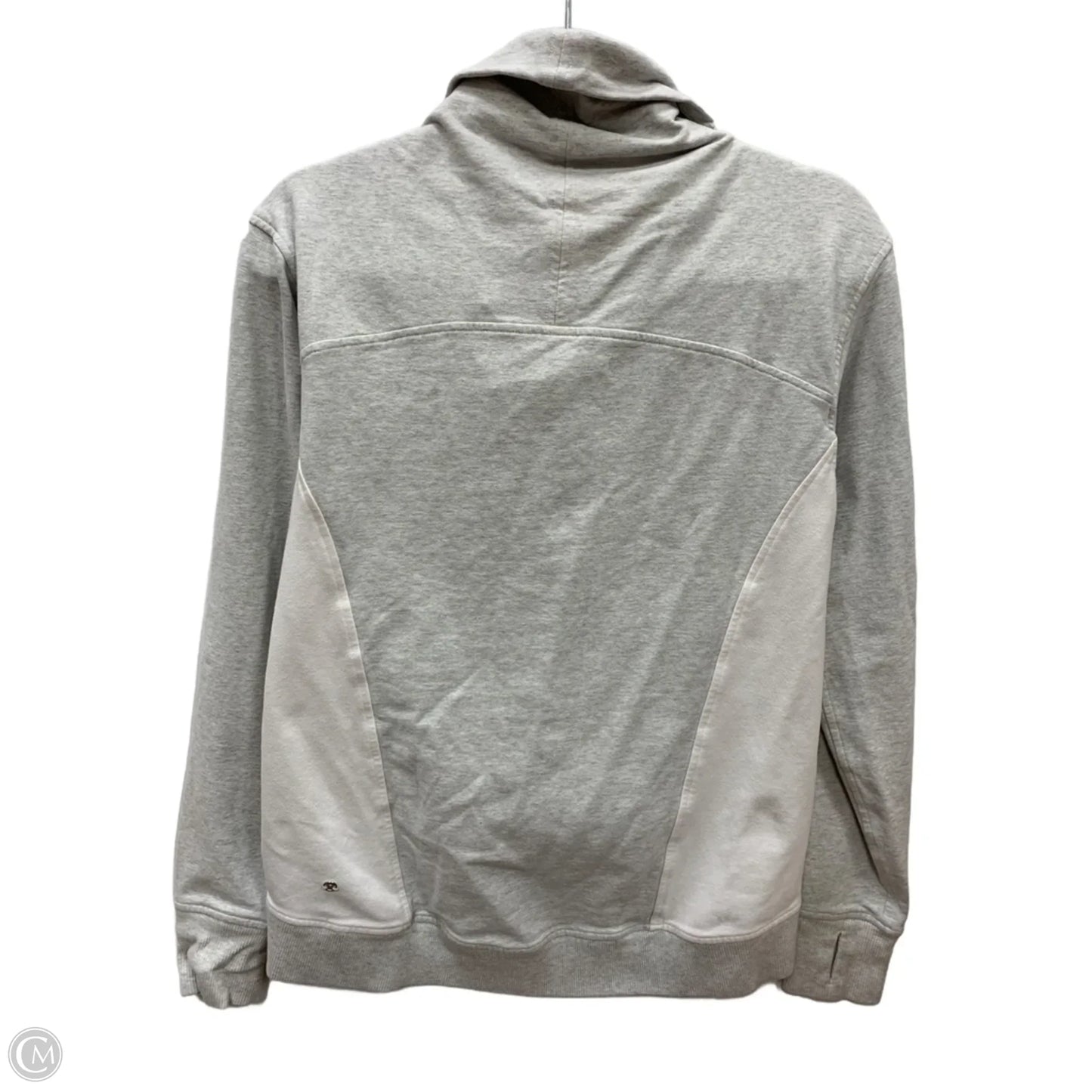 Athletic Sweatshirt Collar By Lululemon In Grey, Size: 8